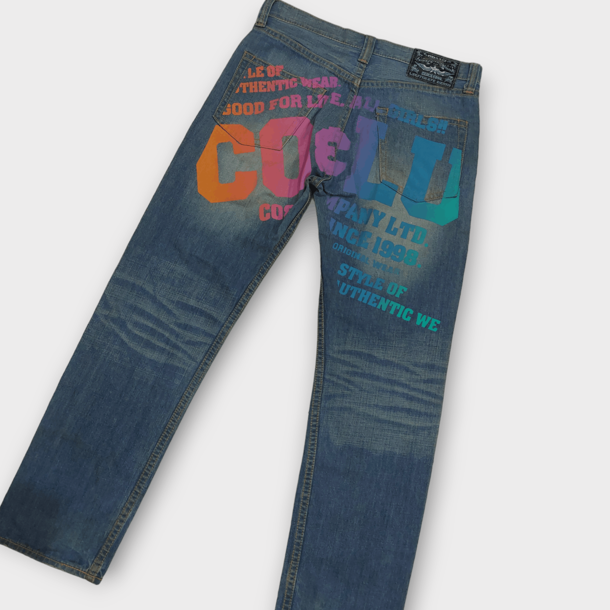 Japanese Co & Lu Big Logo Jeans