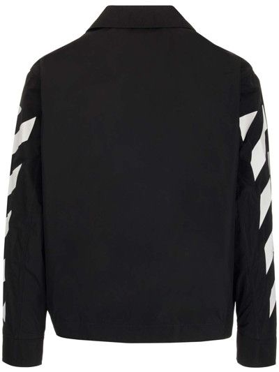 Off-White o1gr1nt1124 Jacket in Black Size US M / EU 48-50 / 2 - 2 Thumbnail