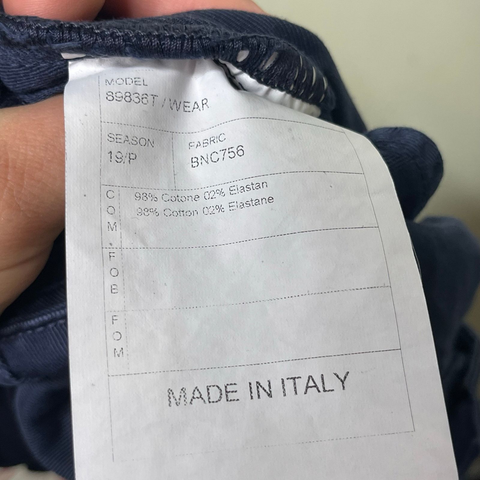 Boglioli Boglioli Men's Washed Blue Cotton 5-Pocket Pants 34x30 $460 Size US 34 / EU 50 - 12 Thumbnail