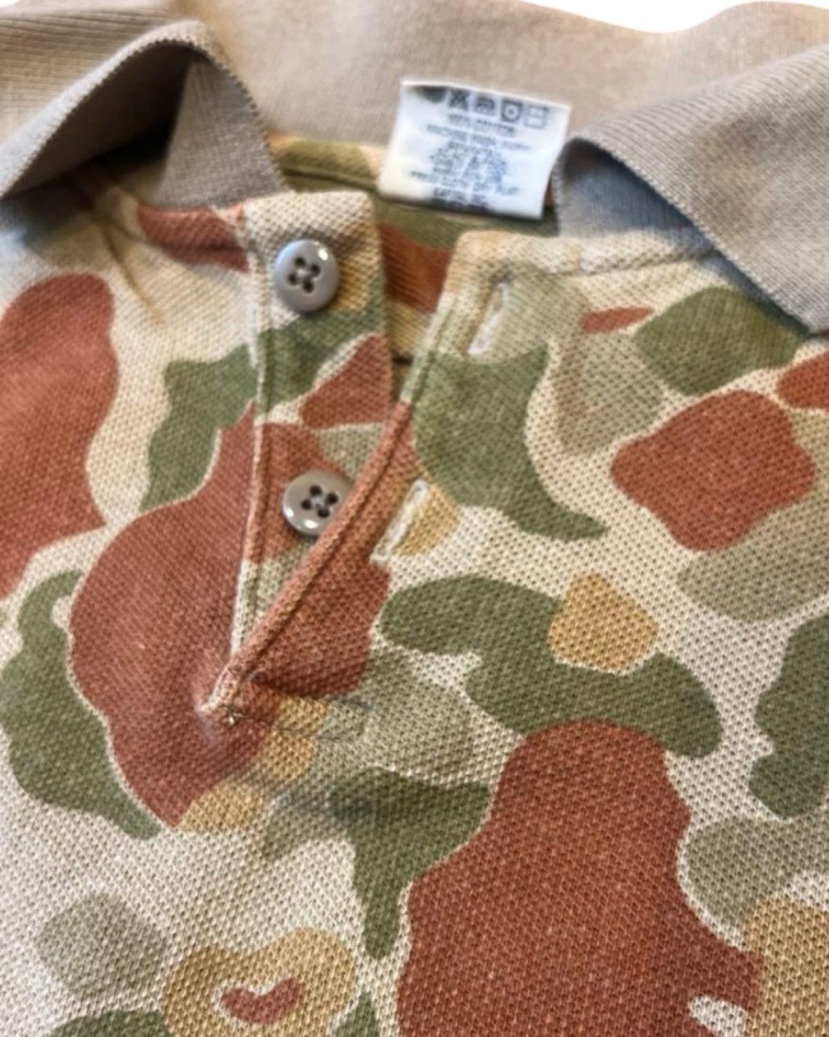 Kapital Camo Multi Color Floral Cotton Polo T-Shirt Size US M / EU 48-50 / 2 - 4 Thumbnail
