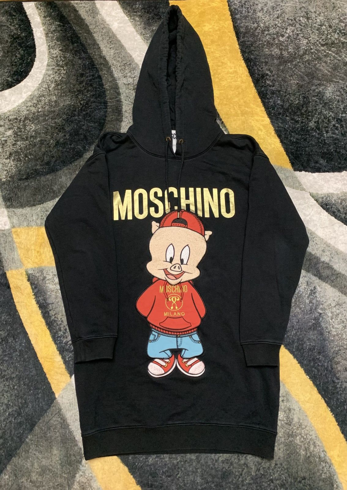 Moschino Moschino Porky Pig Hoodie Size ONE SIZE - 1 Thumbnail