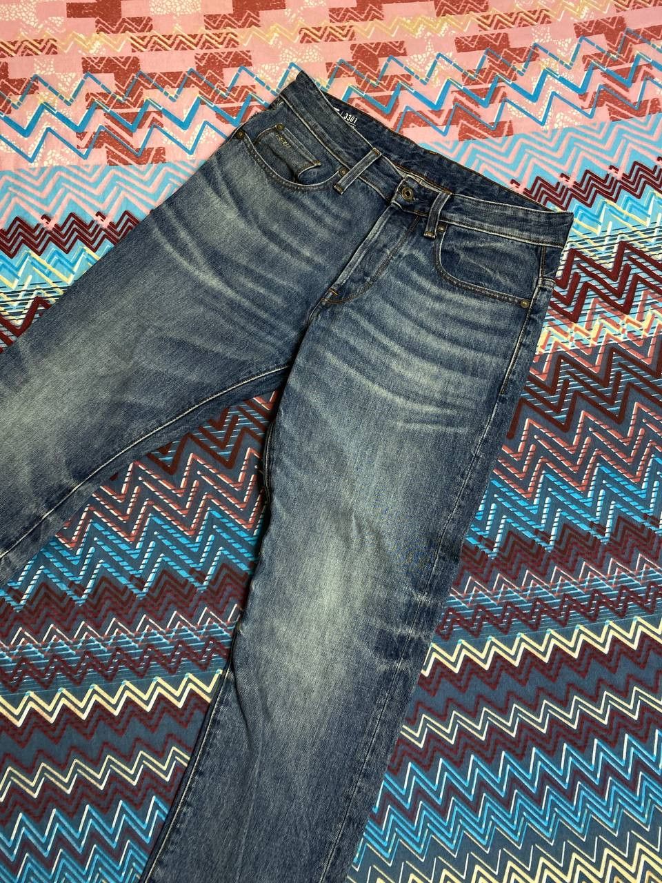 G-Star G-Star Raw Denim pants tapered vintage logo jeans Y2K 3301 Size US 29 - 7 Thumbnail