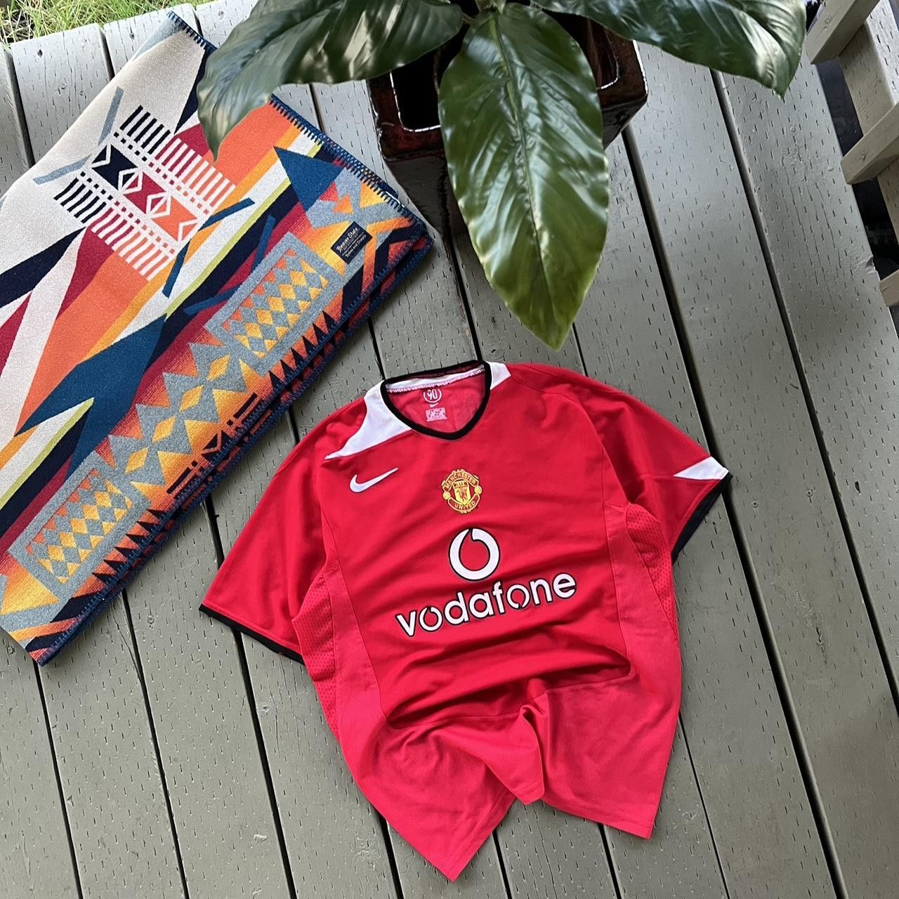 Nike × Vintage Manchester United Vodafone Nike Jersey Size US M / EU 48-50 / 2 - 2 Thumbnail