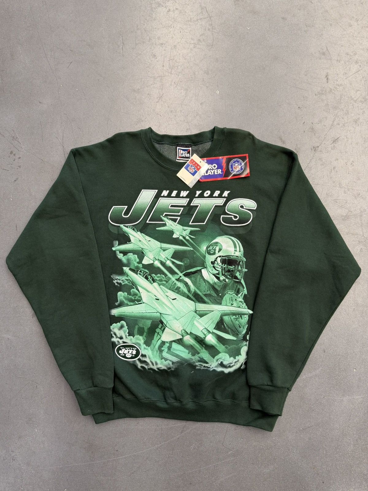 Other 1997 New York Jets Pro Player Crewneck Size US XL / EU 56 / 4 - 1 Thumbnail
