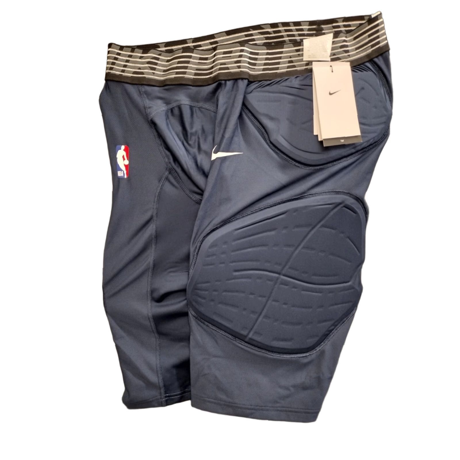 Nike Nike Pro Hyperstrong NBA Compression Shorts 2XL Blue Padded Athletic Mens Basketball Shor ts Size US 39 - 1 Thumbnail