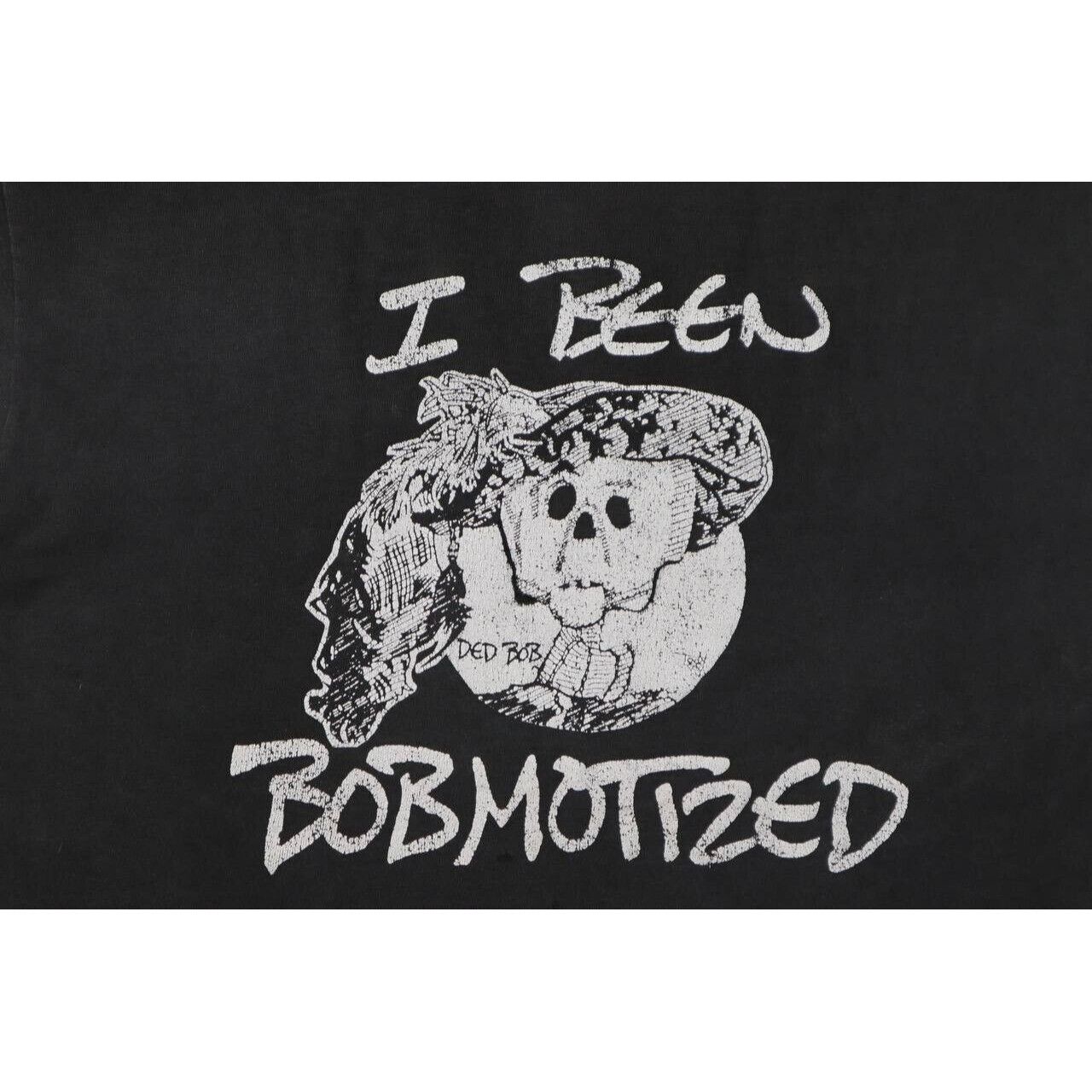 Fruit Of The Loom Vintage 90s Ded Bob I Been Bobmotized T Shirt Made in USA L Size US L / EU 52-54 / 3 - 4 Thumbnail