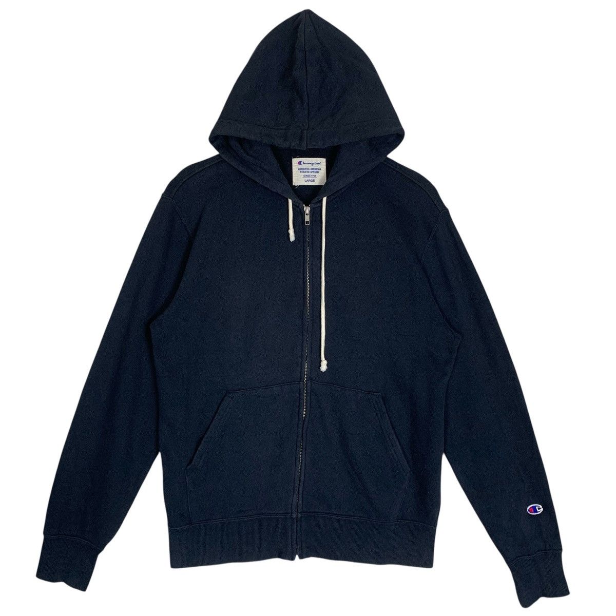 Champion Vintage Champion Athletic Apparel StreetWear Plain Hoodie Size US M / EU 48-50 / 2 - 2 Thumbnail