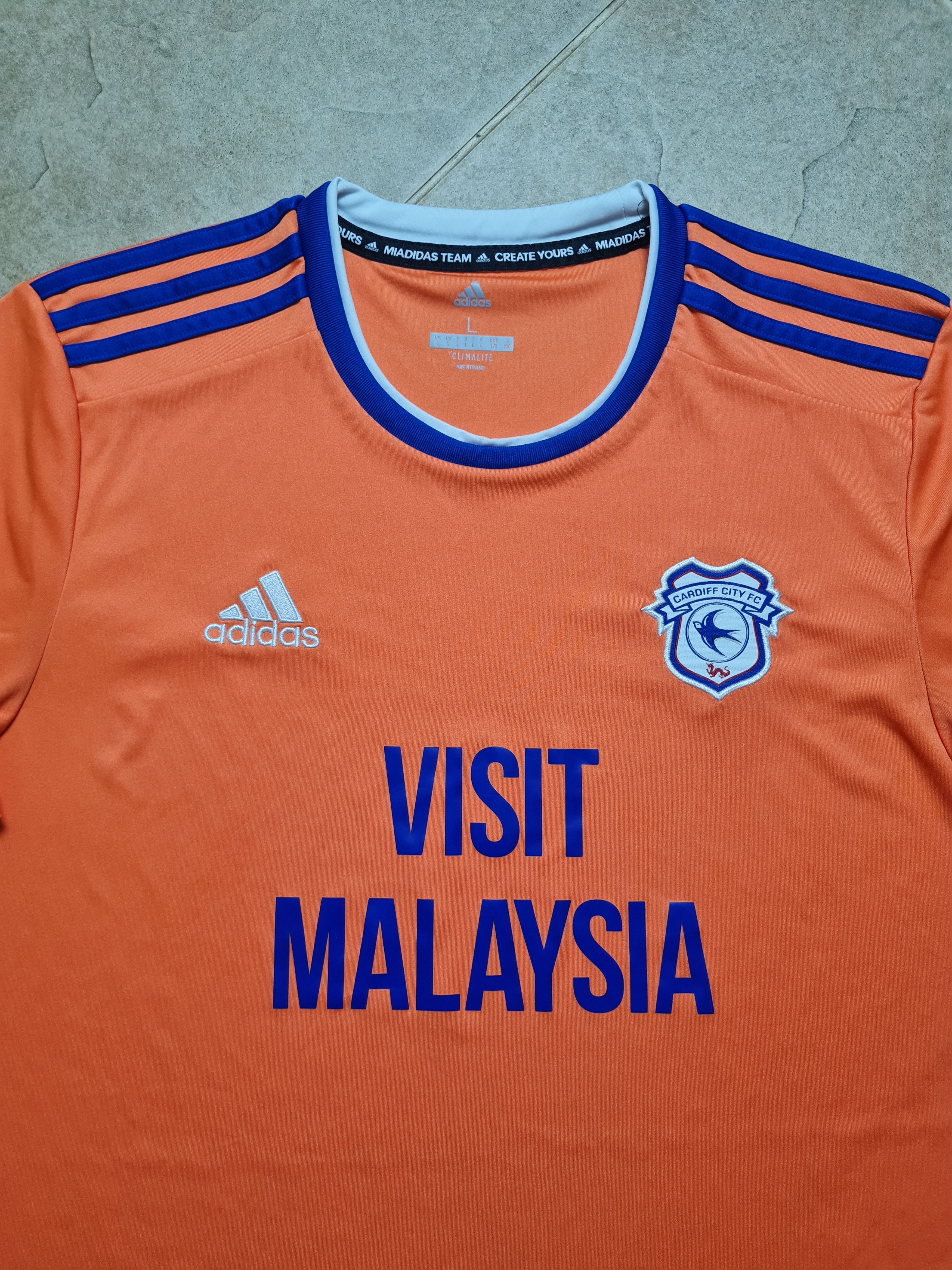 Adidas Jersey Soccer Adidas Cardiff City Football Shirt 2019/2020 L Size US L / EU 52-54 / 3 - 7 Thumbnail