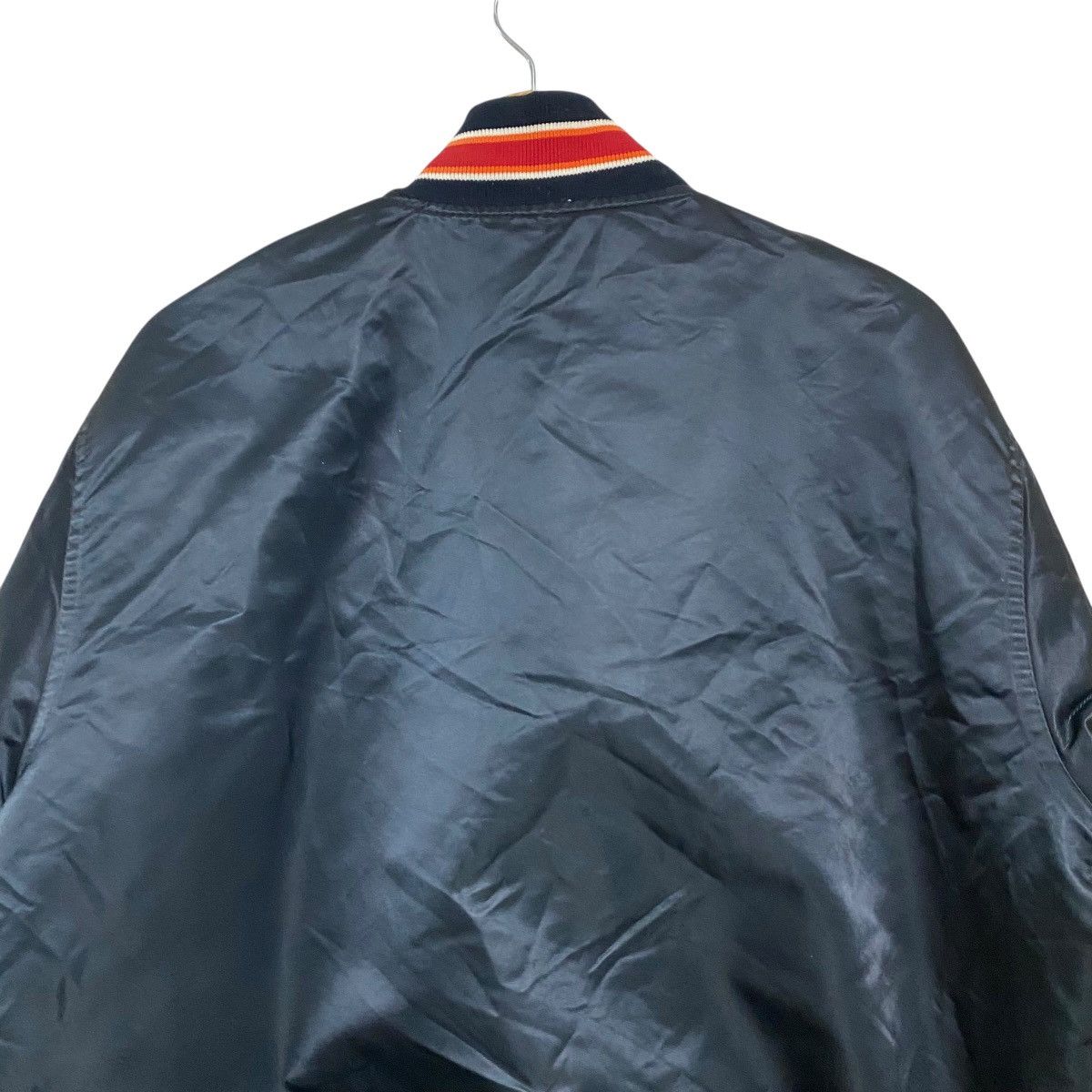 NBA Vintage 80s Miami Heat Sateen Bomber Jacket Starter Size US L / EU 52-54 / 3 - 10 Thumbnail