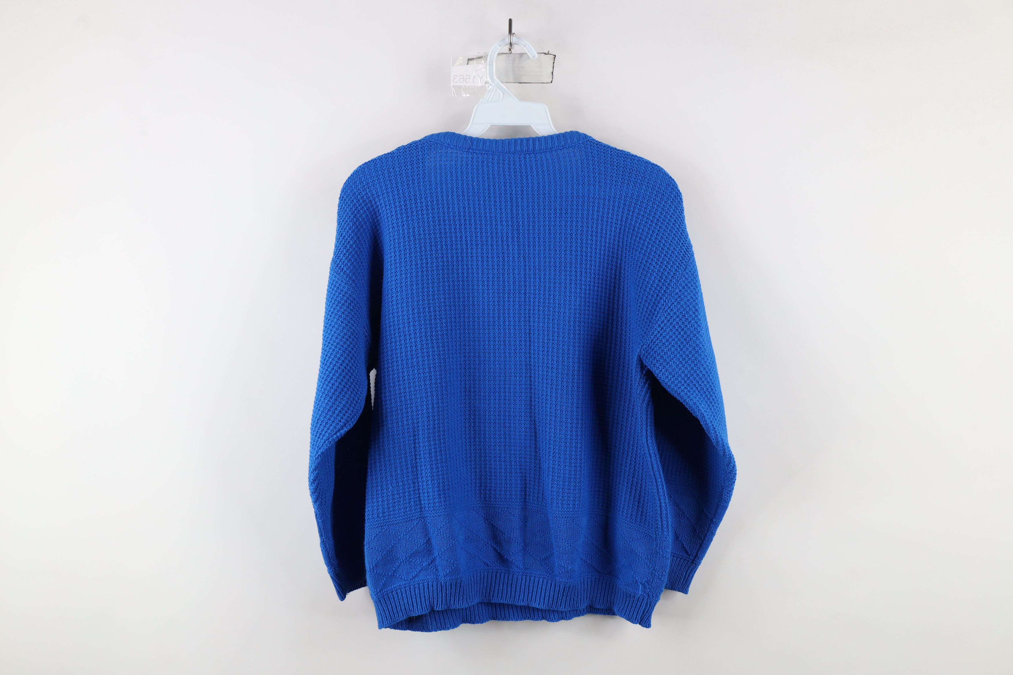 Vintage Vintage 90s Streetwear Thermal Waffle Knit Sweater USA Size M / US 6-8 / IT 42-44 - 10 Thumbnail