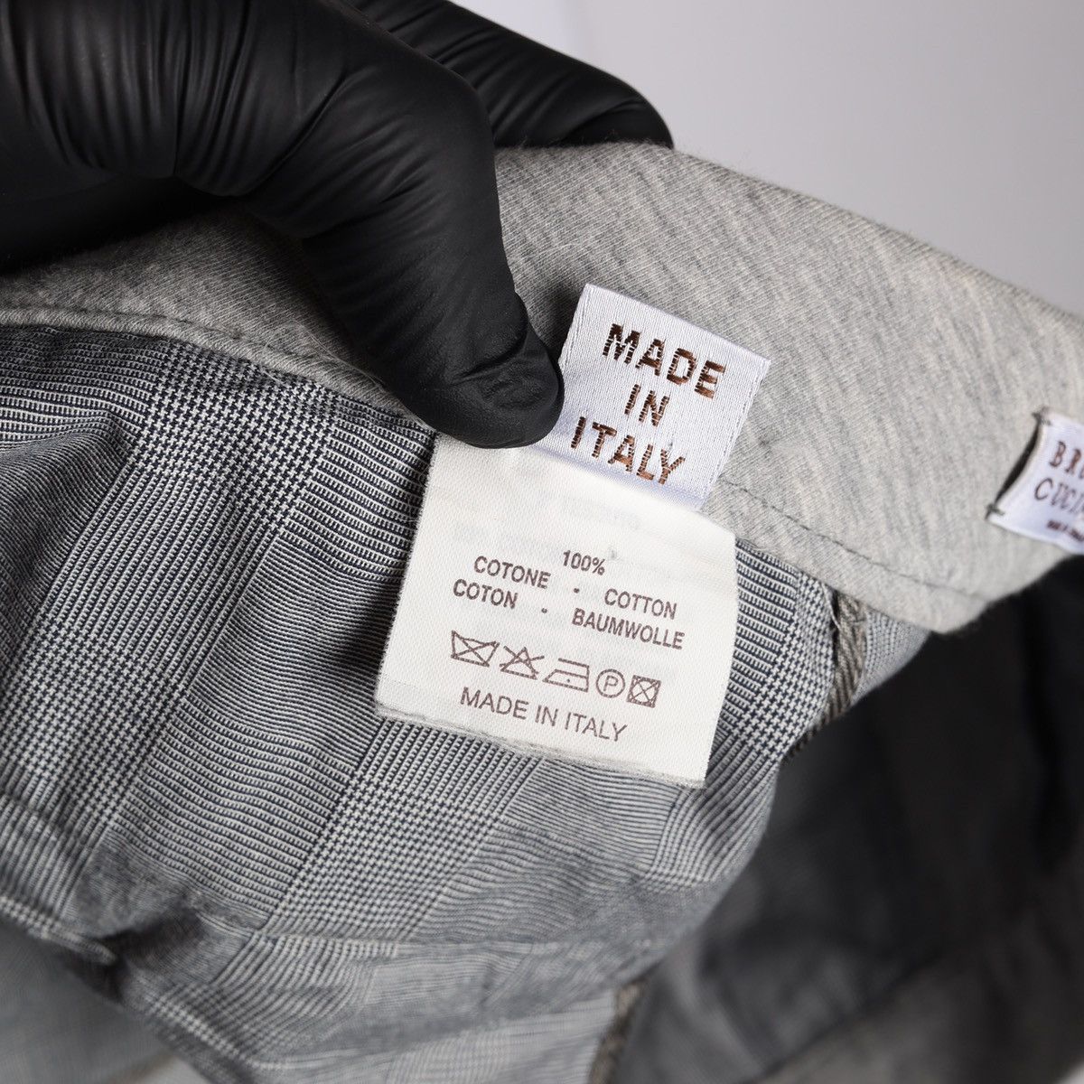 Brunello Cucinelli Brunello Cucinelli Cotton Shorts Grey Plaid Check Size 26" / US 2 / IT 38 - 13 Thumbnail