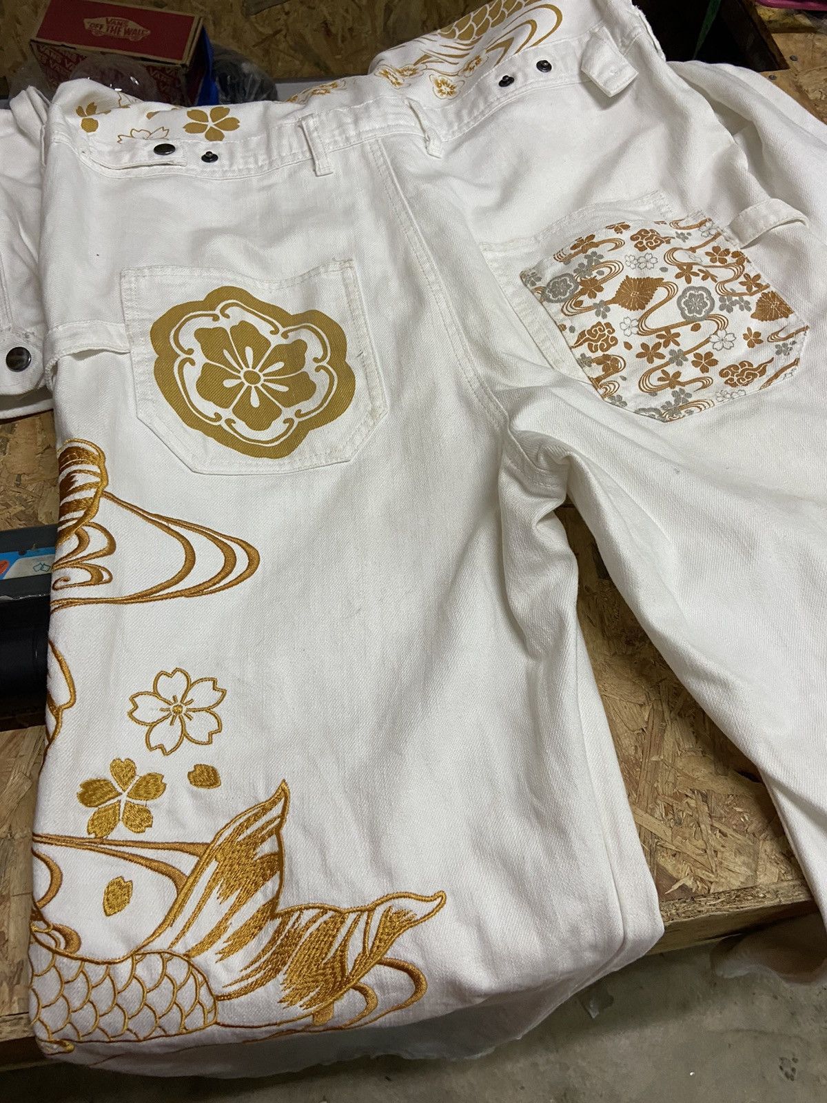 Japanese Brand KARAKURI TAMASHI OVERALLS GOLD EDITION Size US L / EU 52-54 / 3 - 9 Thumbnail