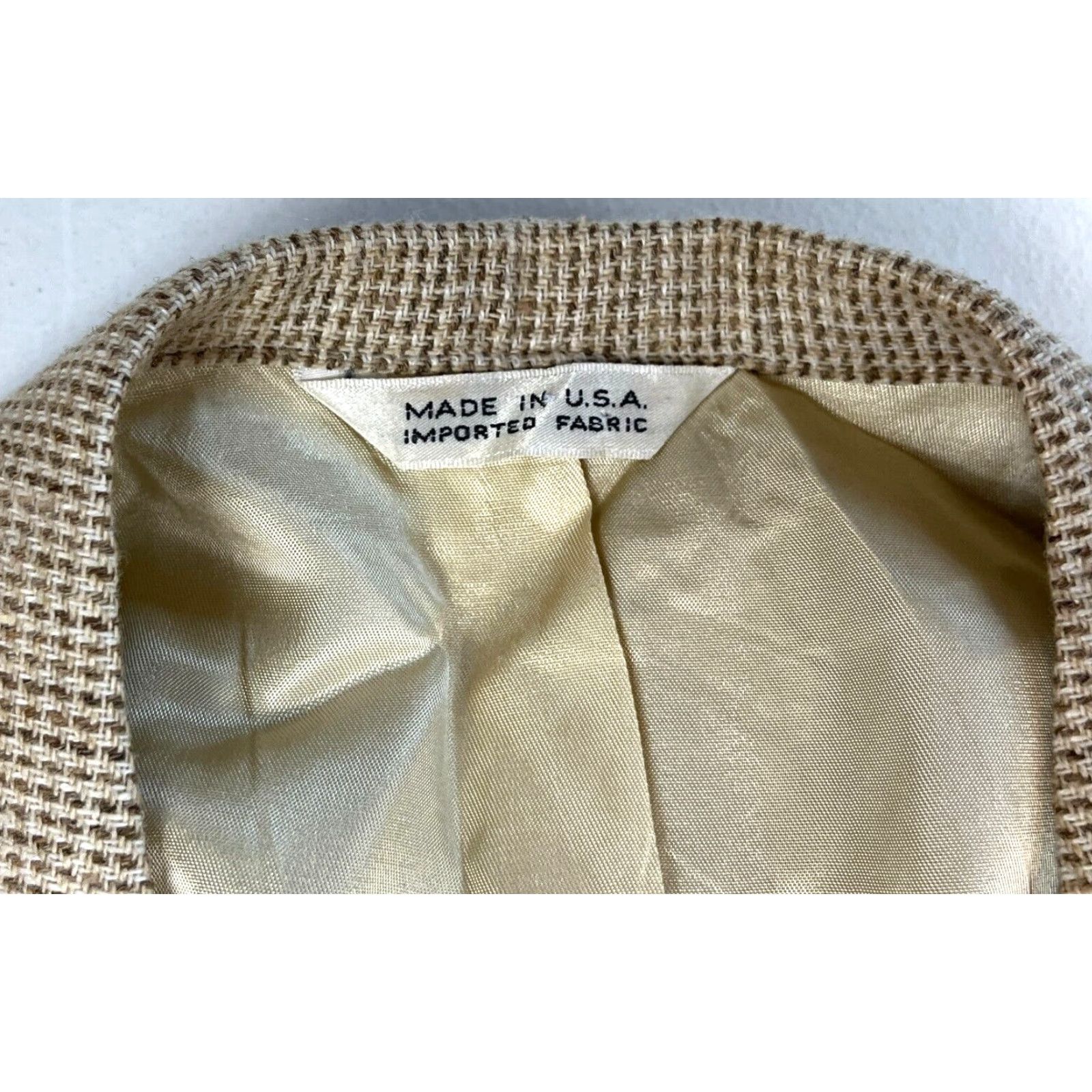 Ralph Lauren VINTAGE Ralph Lauren Polo University Club Blazer Jacket Men Wool Tweed 42 Beige 90s Classic Designer Size US XL / EU 56 / 4 - 7 Thumbnail