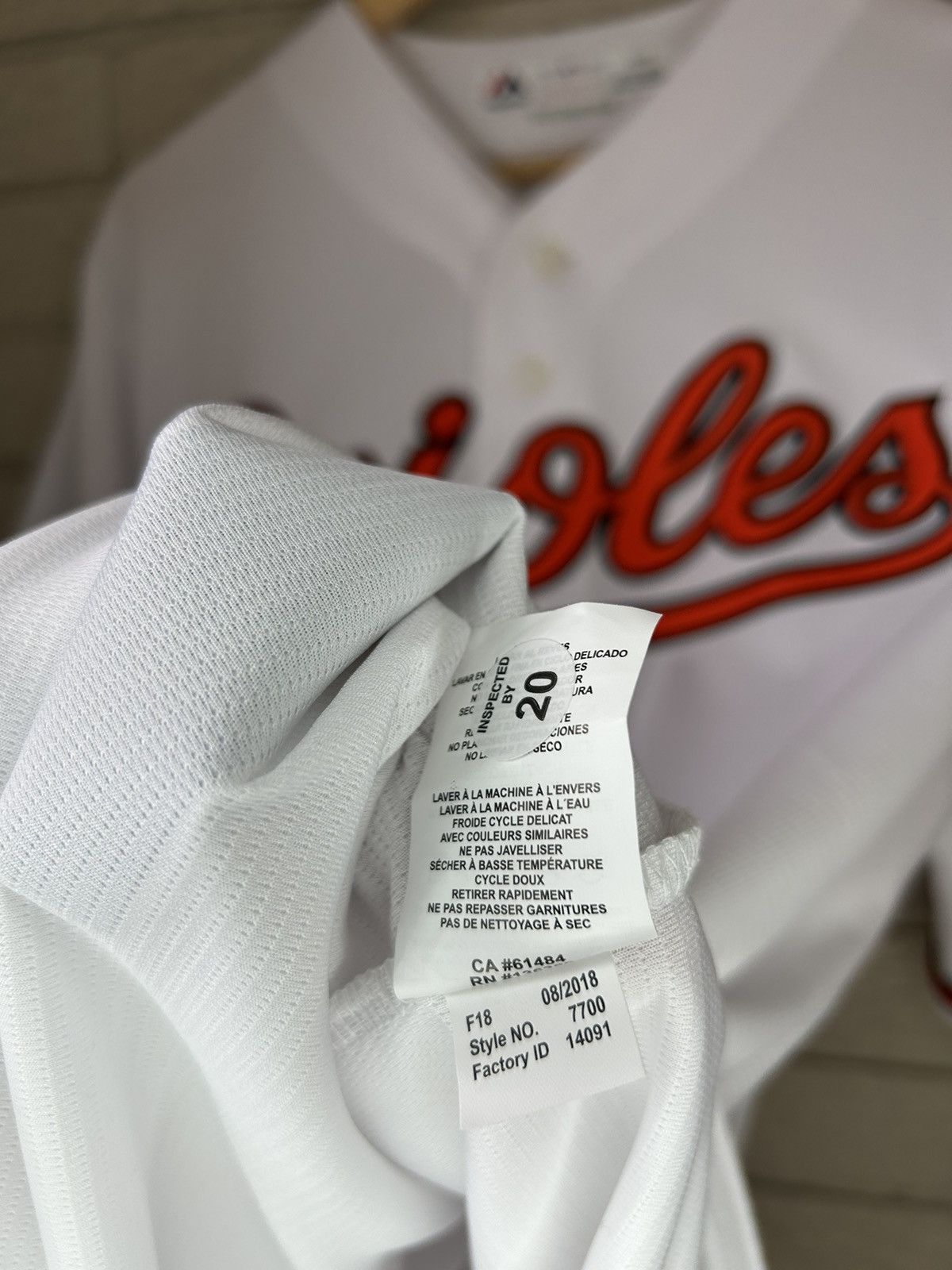 MLB × Majestic Majestic Baltimore Orioles Paul Fry Baseball Jersey Size US L / EU 52-54 / 3 - 13 Thumbnail