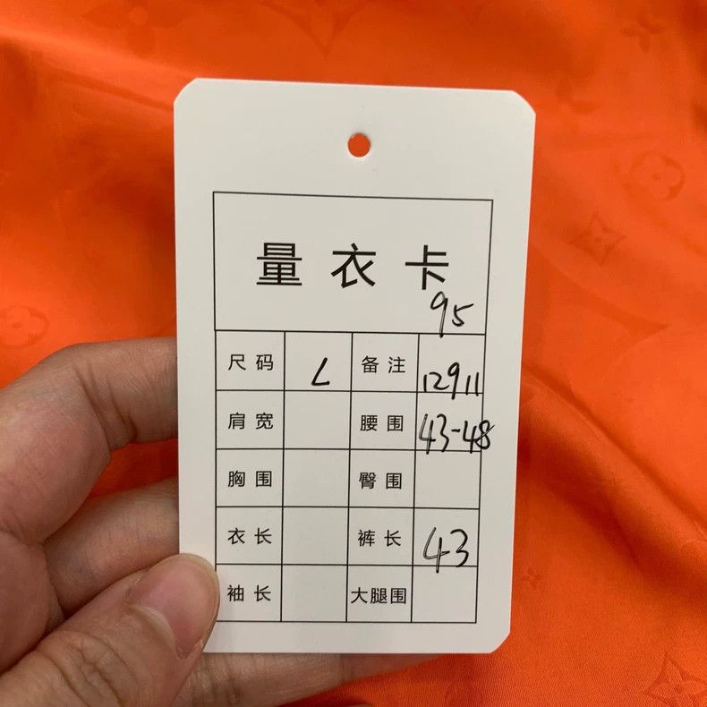 Louis Vuitton LOUIS VUITTON size l Orange presbyopic full print pocket s Size US 30 / EU 46 - 3 Thumbnail