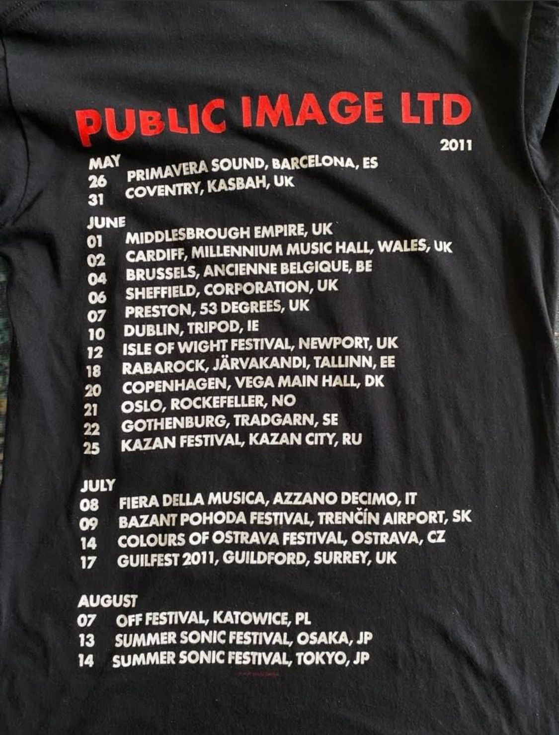 Band Tees × Vintage Vintage Public image Ltd Band tees Punk Seditionaries Size US S / EU 44-46 / 1 - 3 Thumbnail