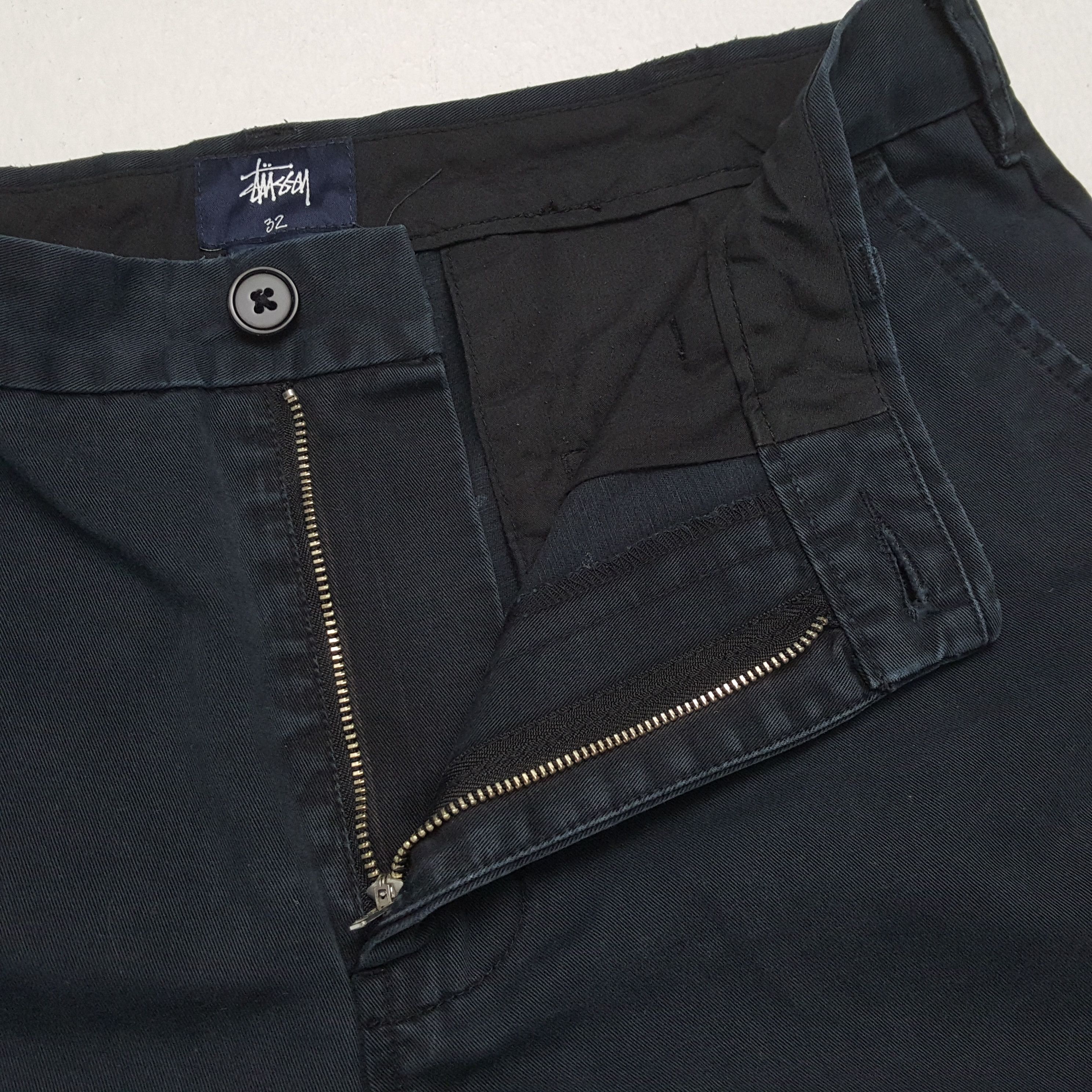 Stussy × Vintage Vintage STUSSY Streetwear Skateboard Big Logo Short Pants Size US 32 / EU 48 - 9 Thumbnail