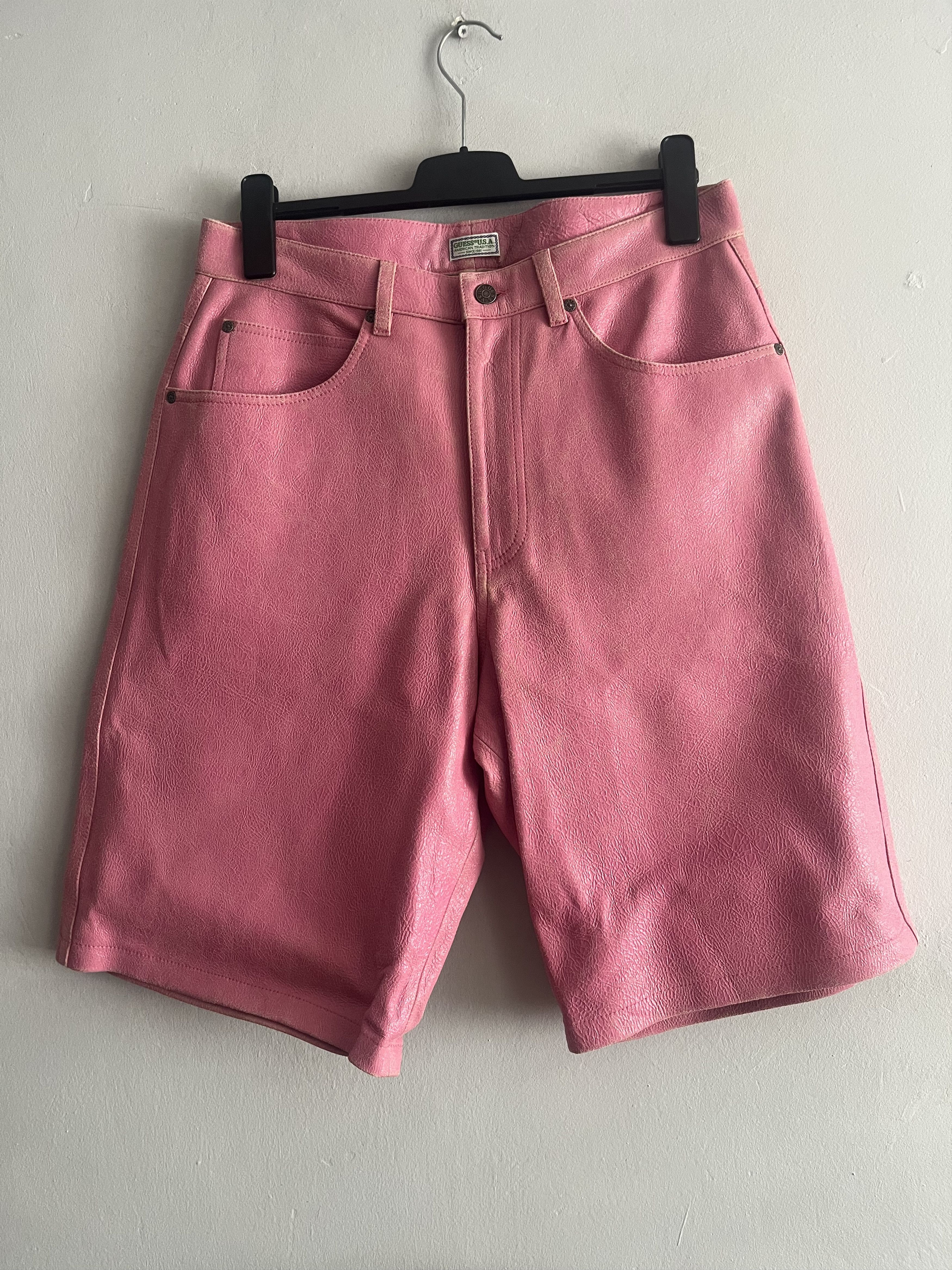 Guess Retail 450$— Guess U.S.A. Bermuda Shorts Pink Mens Size US 32 / EU 48 - 3 Thumbnail