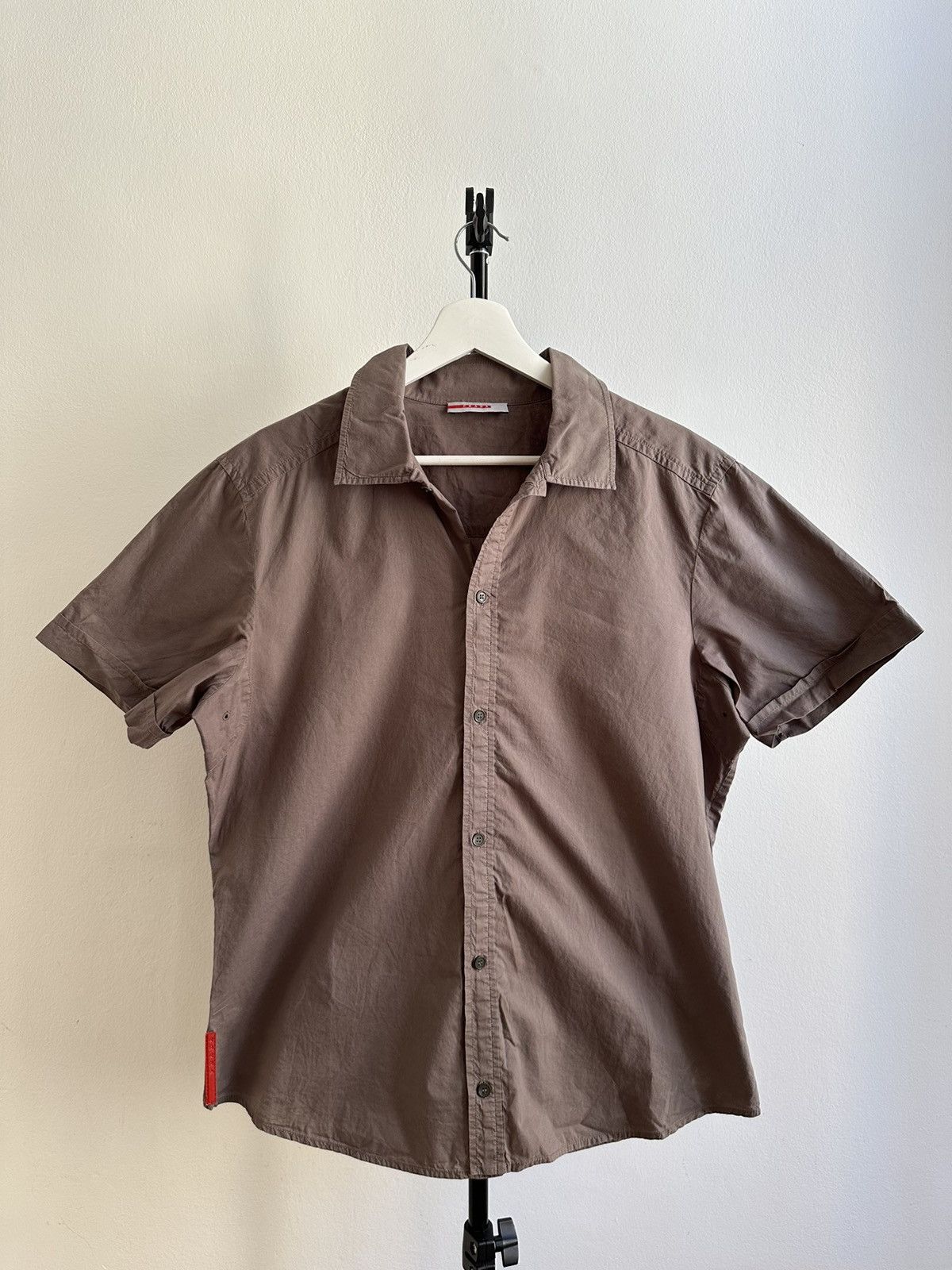 Prada Prada Vintage Sport Collection Luxury Short Sleeve Shirts Size US S / EU 44-46 / 1 - 1 Thumbnail