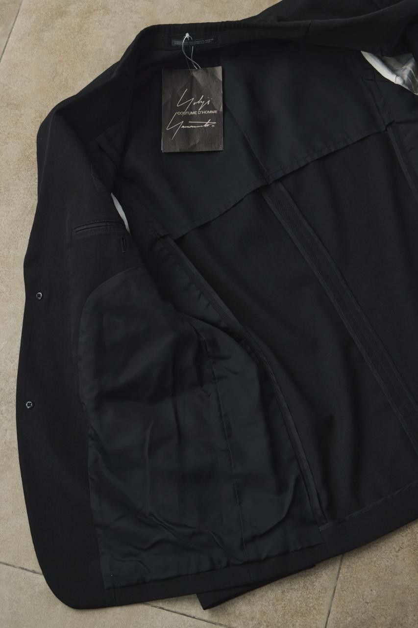 Yohji Yamamoto Yohji Yamamoto COSTUME D'HOMME Wool Gabardine Suit Jacket Size 44R - 3 Thumbnail