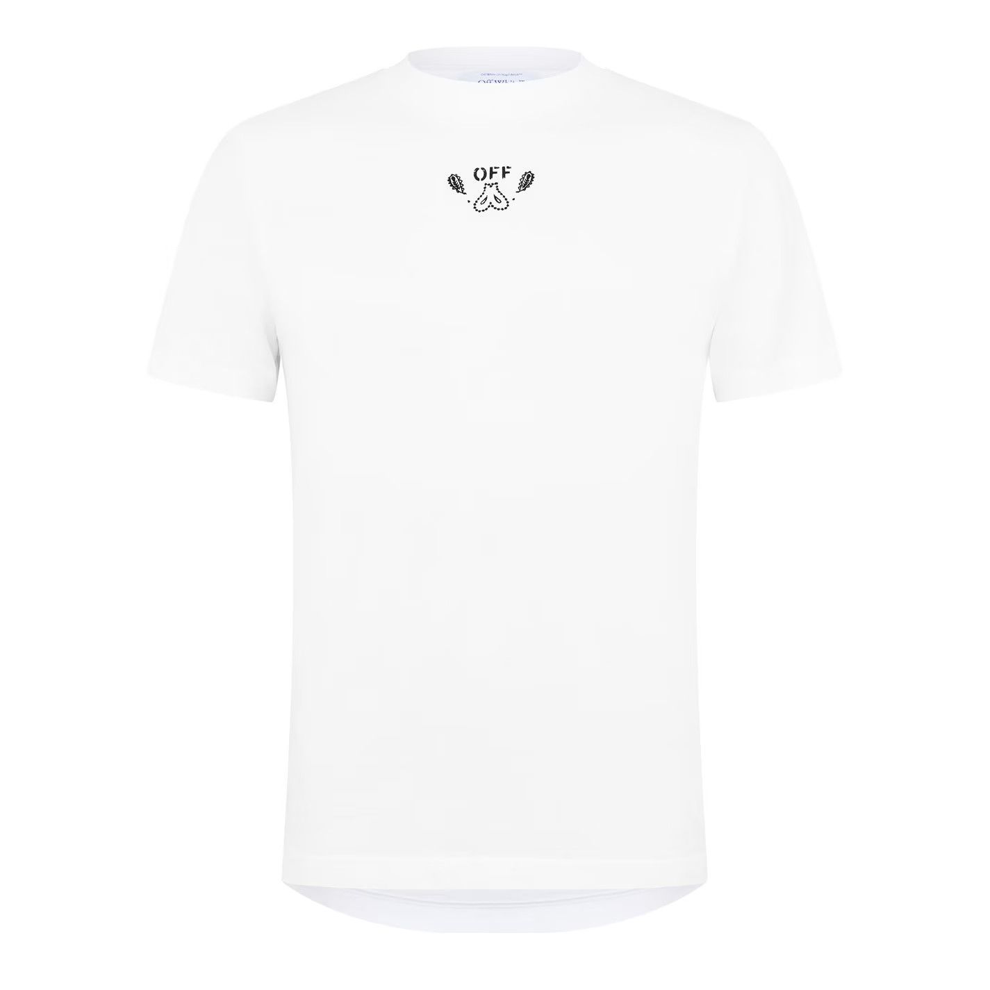 Off-White o1g2r1mq0226 Bandana Arrow T-Shirt In White Size US S / EU 44-46 / 1 - 1 Thumbnail