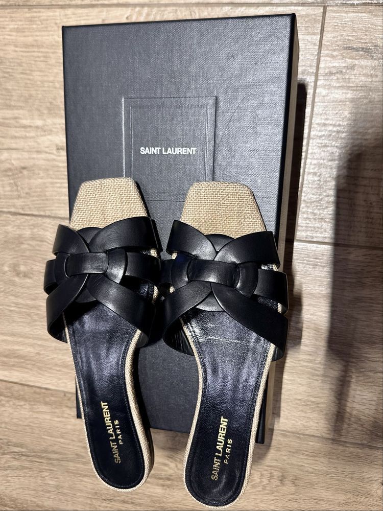 Saint Laurent Paris Saint Laurent Scarpe Nero Size US 9 / IT 39 - 1 Thumbnail