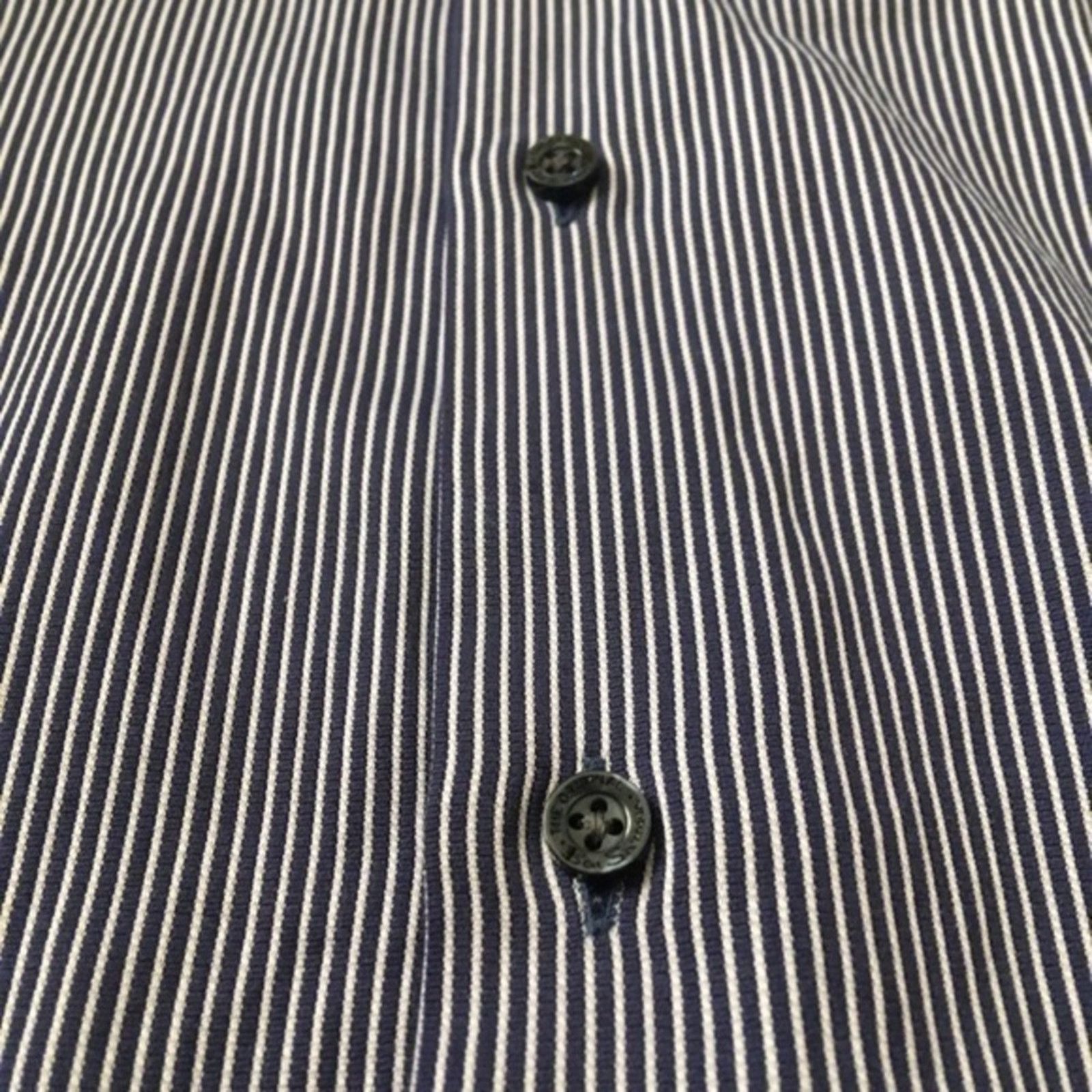 Ben Sherman Ben Sherman Pin-Striped Blue White Button-Down Shirt Size US L / EU 52-54 / 3 - 8 Thumbnail