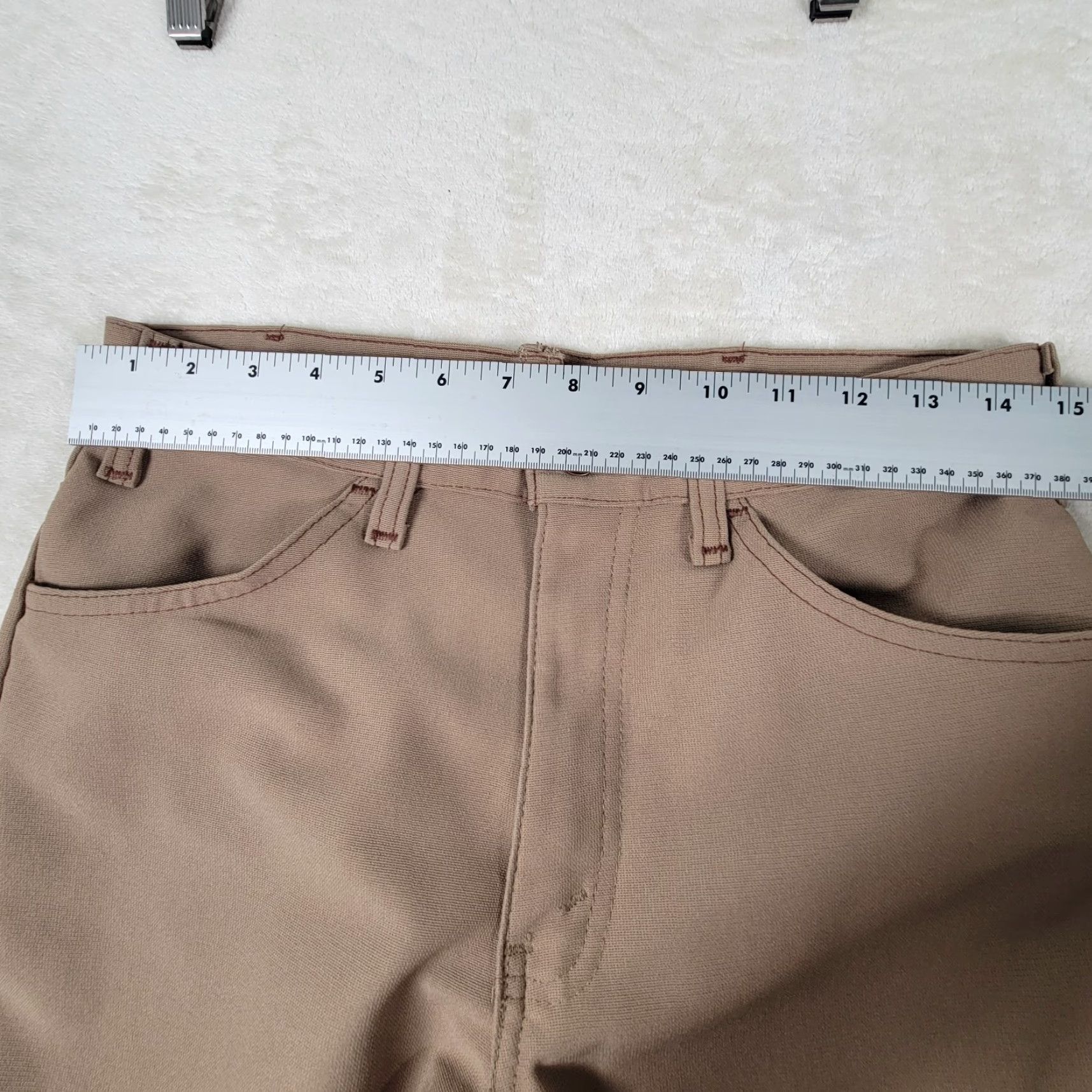 Levi's VINTAGE Levi's 517 Pants Jeans Regular Bootcut Tan Beige 30x28 Mens Cowboy Western 70s 80s Polyester Size US 30 / EU 46 - 7 Thumbnail