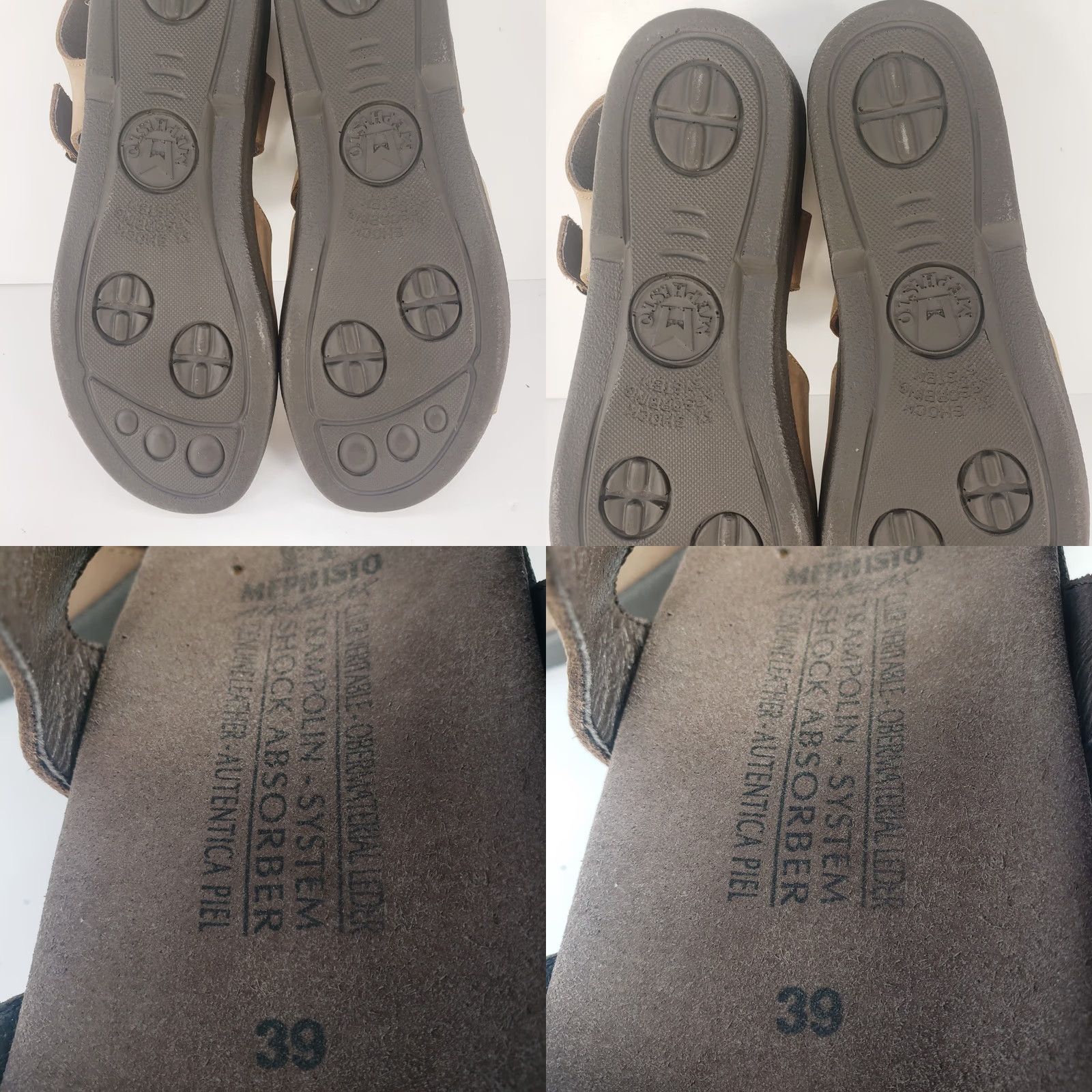 Mephisto Mephisto Sandals Suede Brown Wedge Strappy Women's 8M EU 39 Adjustable Arch Support Cushioned Comfort Leather Upper Breathable Nonslip Size US 8 / IT 38 - 9 Thumbnail