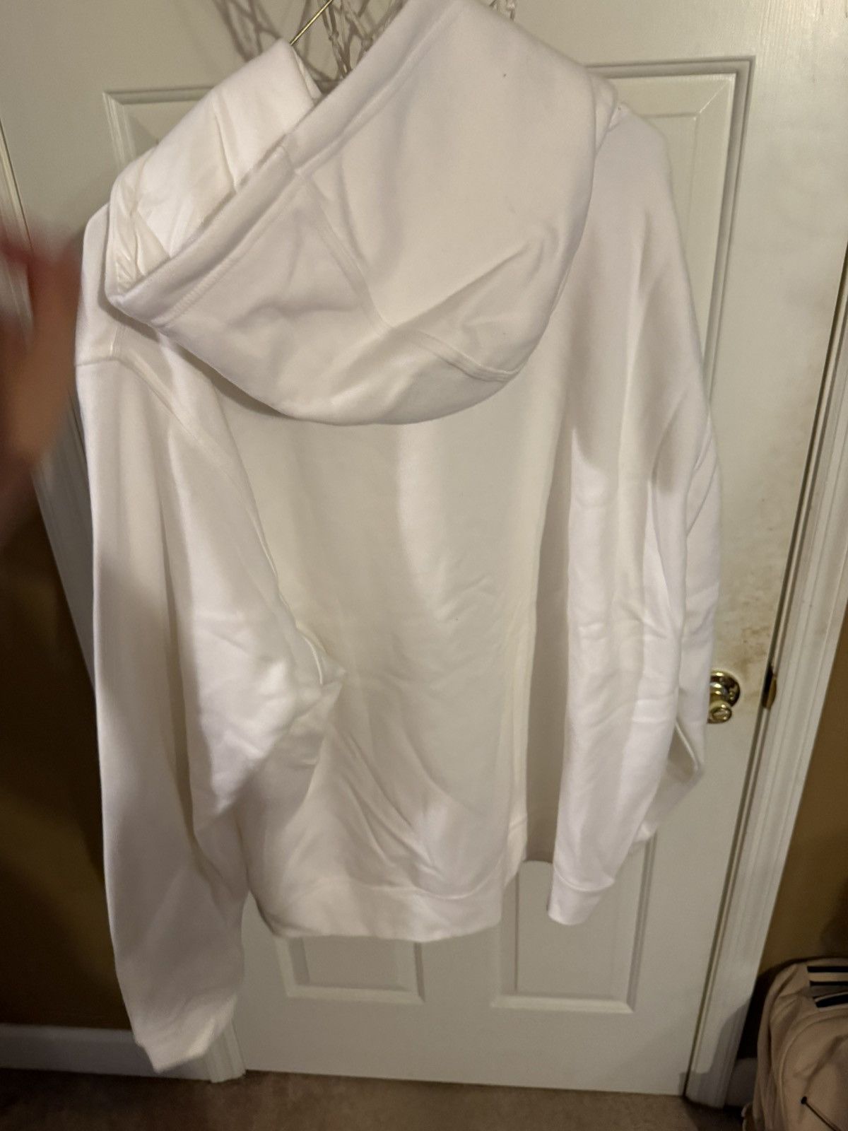 Nike White Nike Swoosh Hoodie Size US XXL / EU 58 / 5 - 2 Thumbnail