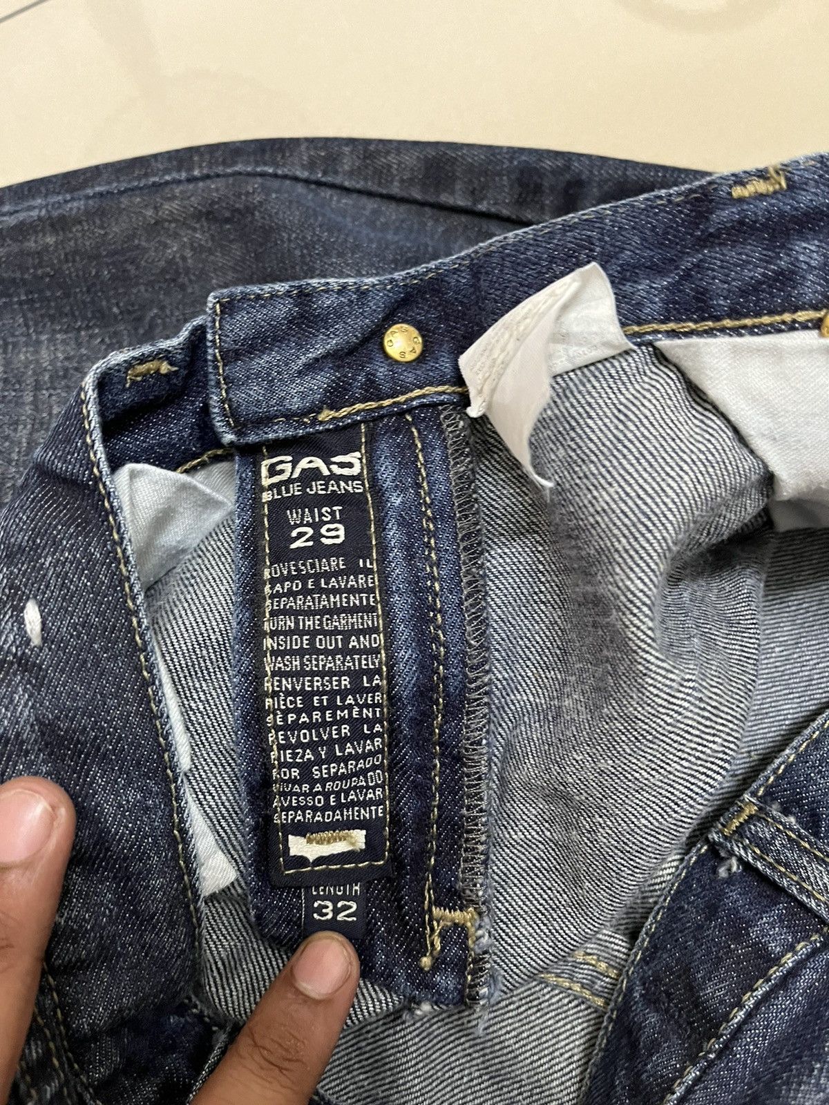 Tornado Mart Flare Jean Vintage Gas jeans baggy low rise bootcut Size US 30 / EU 46 - 12 Thumbnail