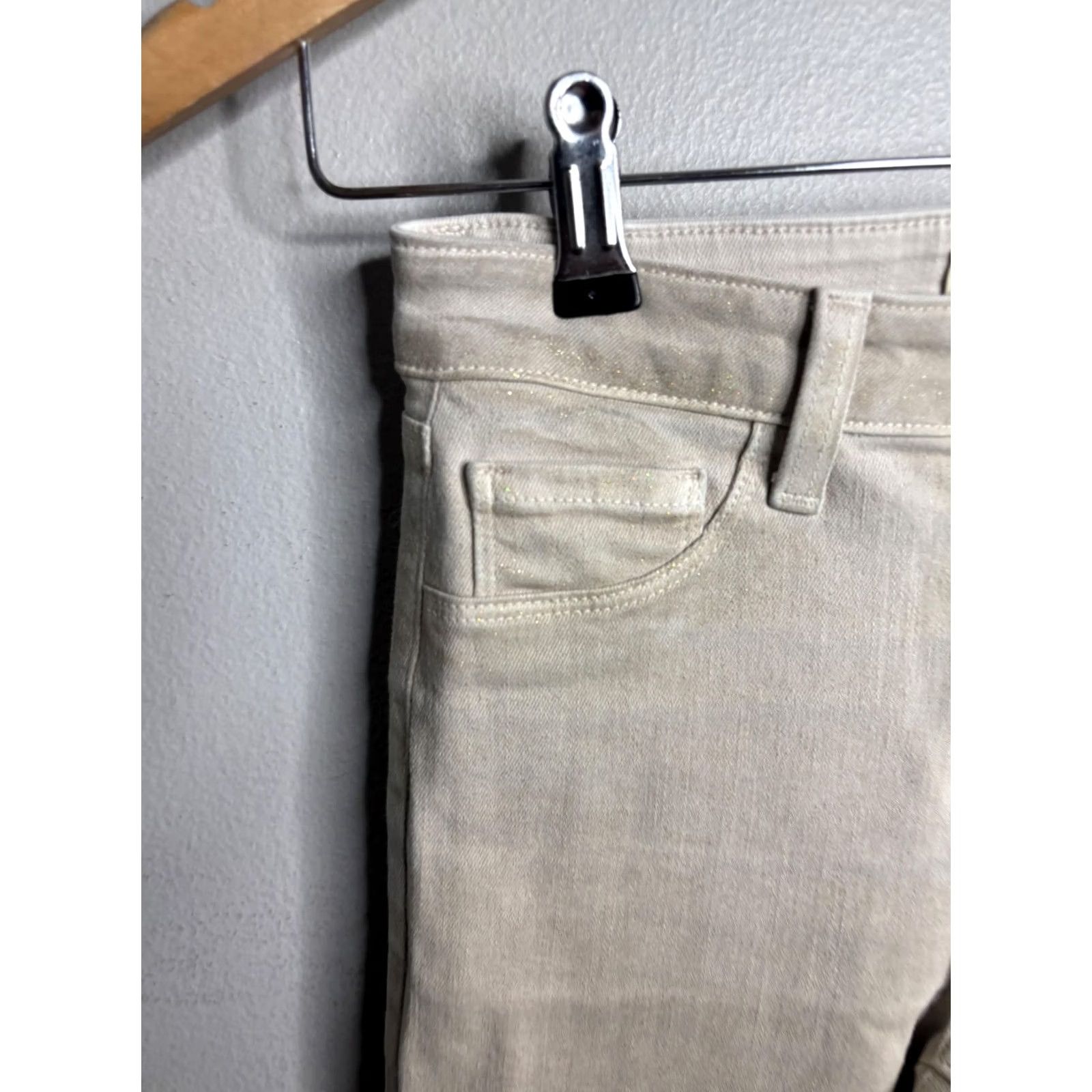 L'AGENCE L'AGENCE Jeans Womens 24 Beige Skinny Stretch Light Wash Denim Ankle Pants USA Size 42" / US 20 - 2 Thumbnail