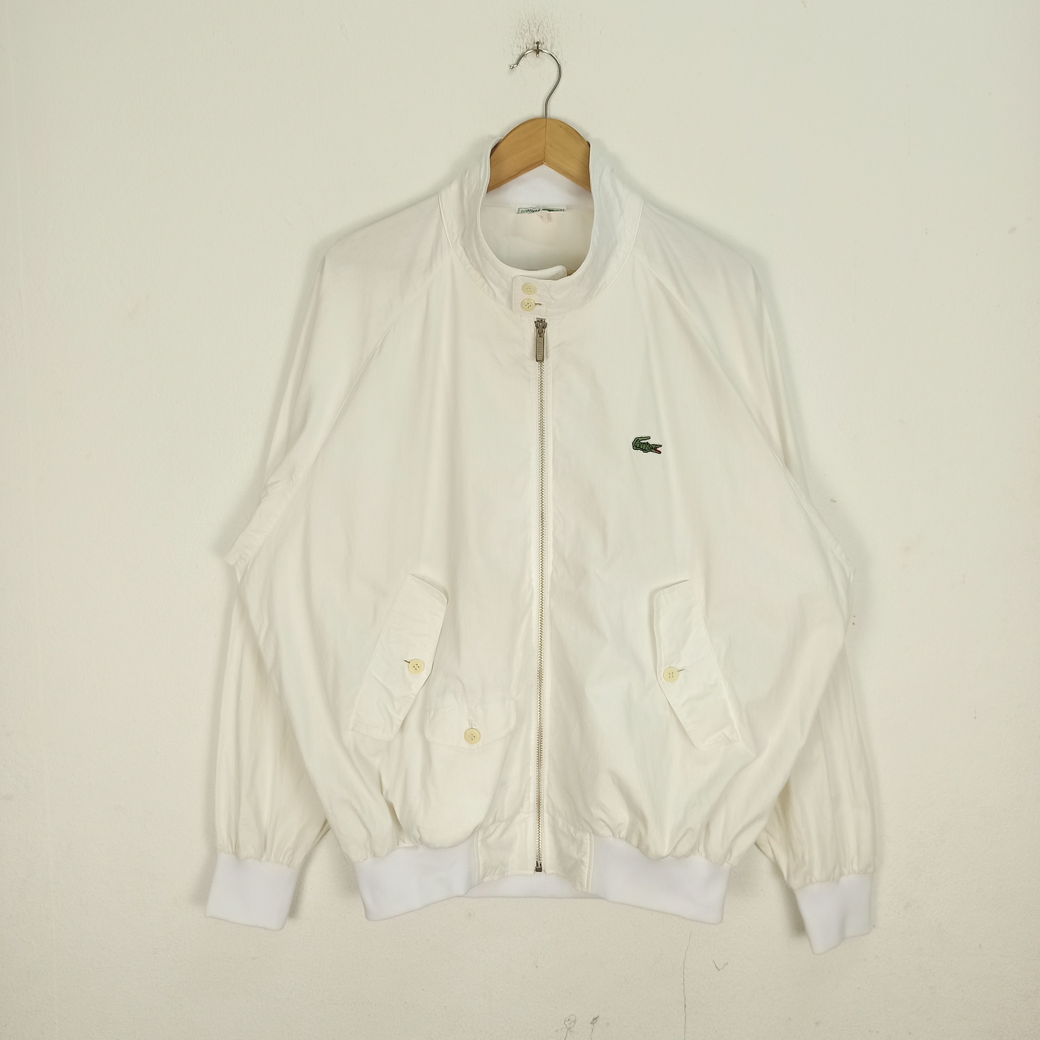 Vintage Lacoste Bombers Jacket Retro Rare
