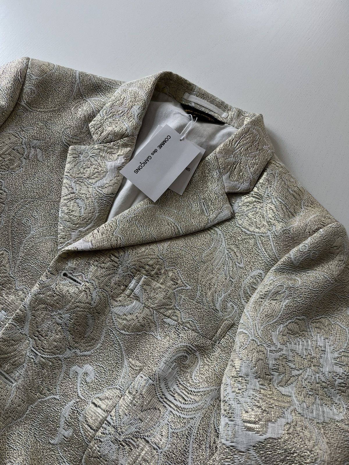 Comme des Garcons Floral gold jacket Comme Des Garçons 2019 Size S / US 4 / IT 40 - 6 Thumbnail