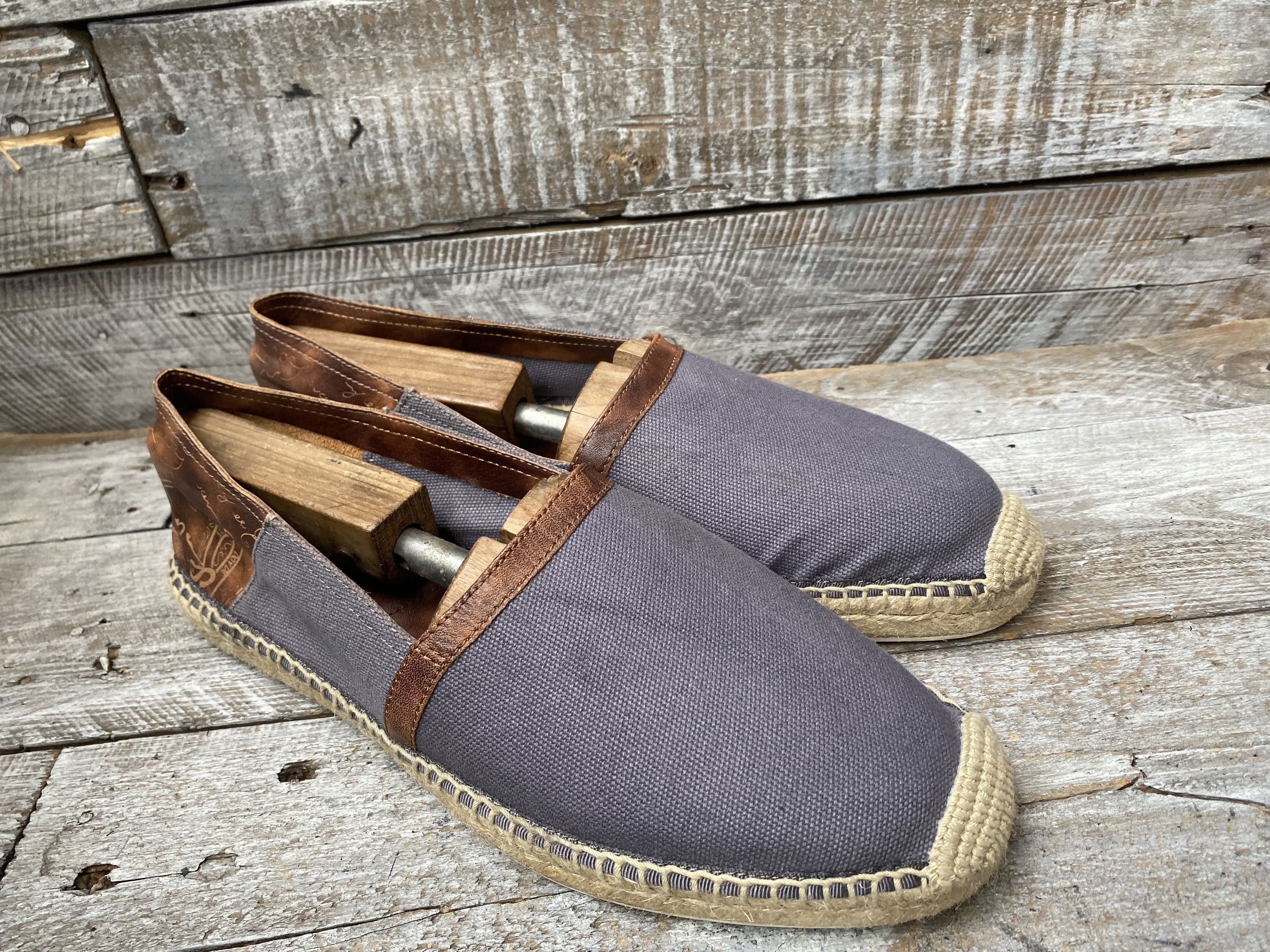 Berluti × Designer Berluti espadrille scritto signature slip on shoes sz 8 Size US 9 / EU 42 - 8 Thumbnail