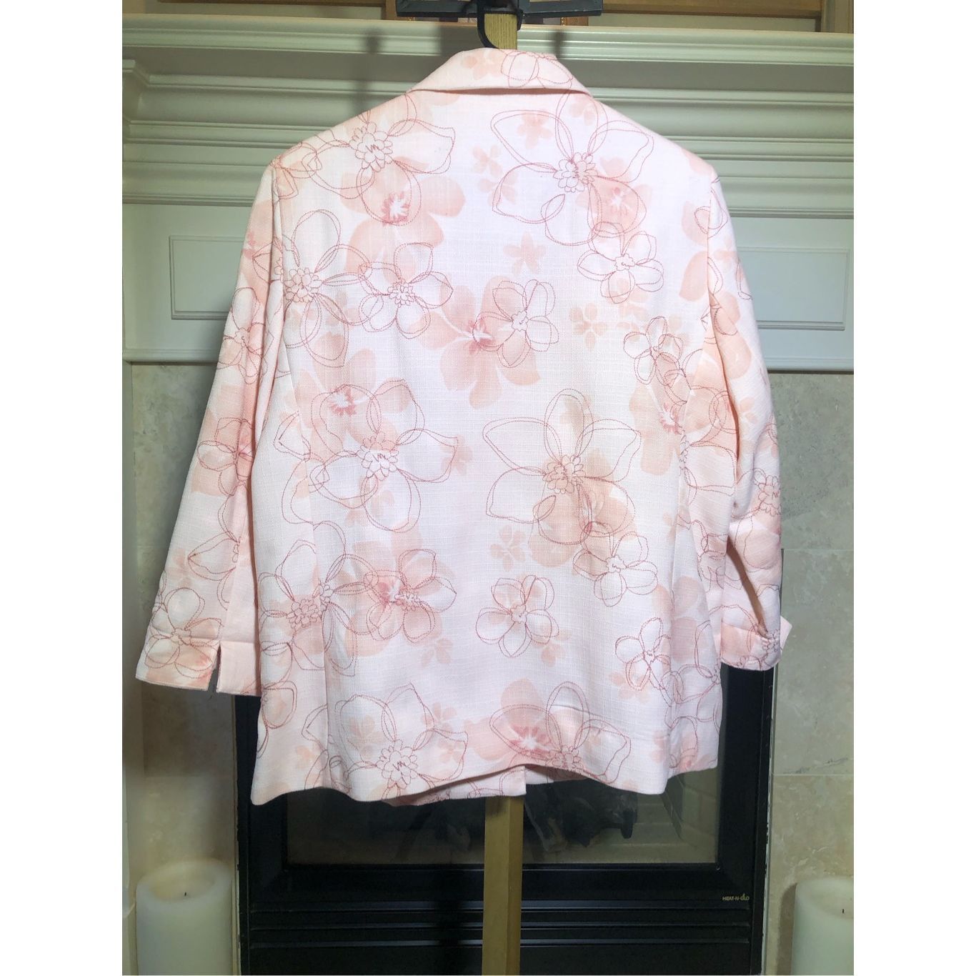 Other Alfred Dunner Women’s Pink Floral Pattern Suit Jacket Blazer Size XL / US 12-14 / IT 48-50 - 2 Thumbnail