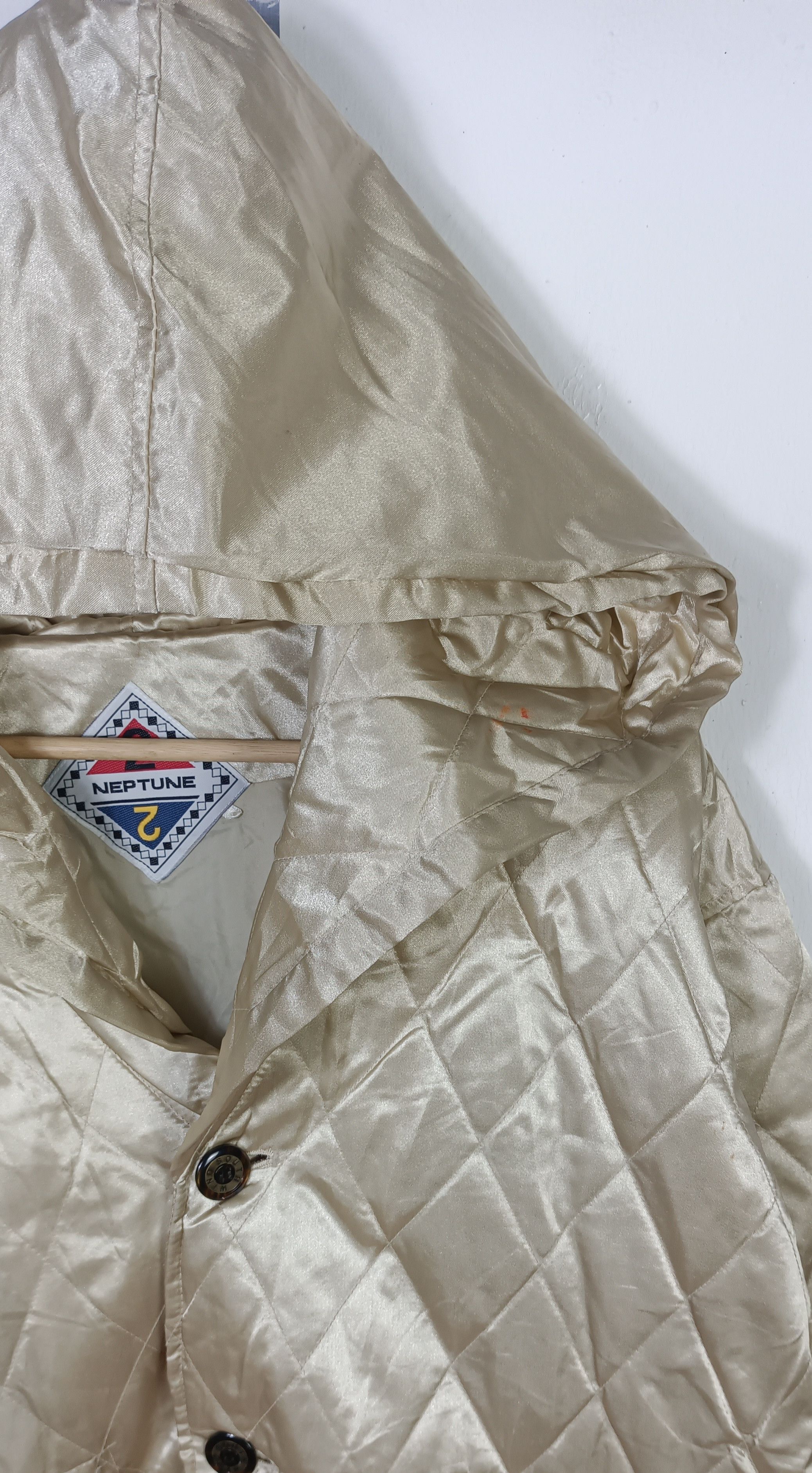 Japanese Brand × Vintage Neptune 2 South Wind Quilted Hoodie Jacket Size US XL / EU 56 / 4 - 7 Thumbnail