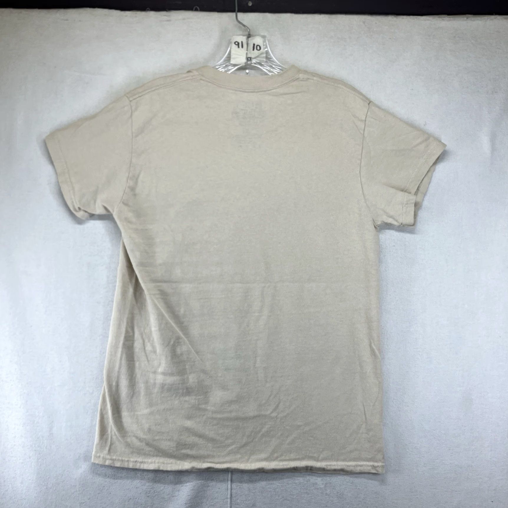 Vintage Spencer's Steven Rhodes T-Shirt Small Beige Graphic Funny Dark Humor Retro 90s Womens Size S / US 4 / IT 40 - 2 Thumbnail