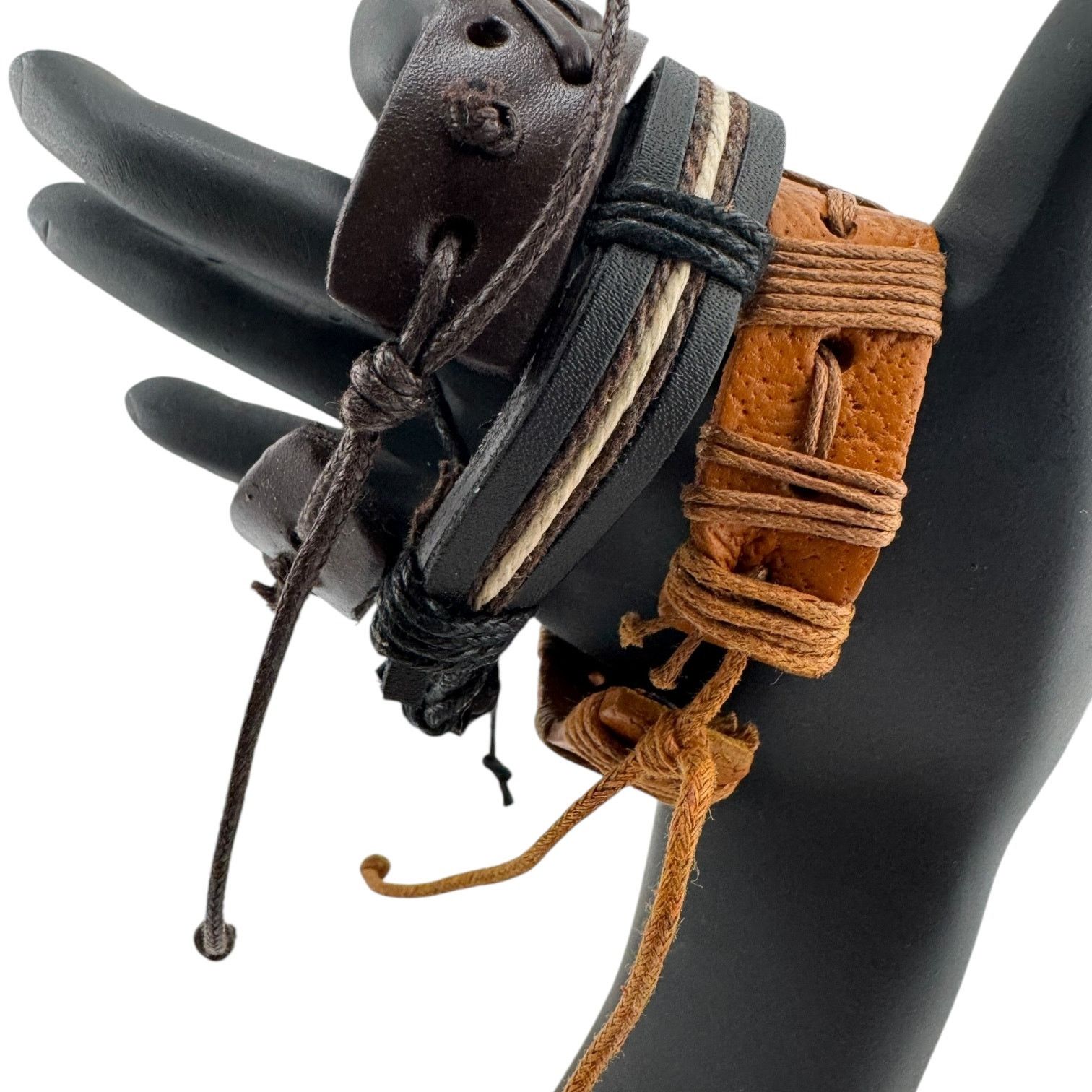 Other Rogue Wristbands: Triad of Leather Anarchy Size ONE SIZE - 2 Thumbnail