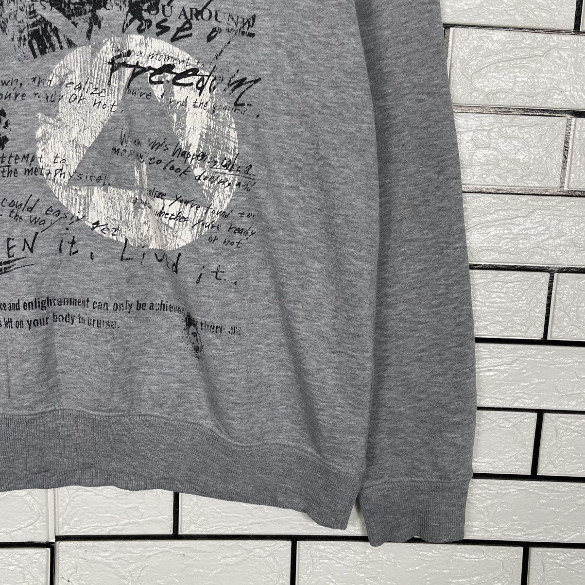 Airwalk Airwalk Big Print Gray Sweatshirt Size US M / EU 48-50 / 2 - 4 Thumbnail