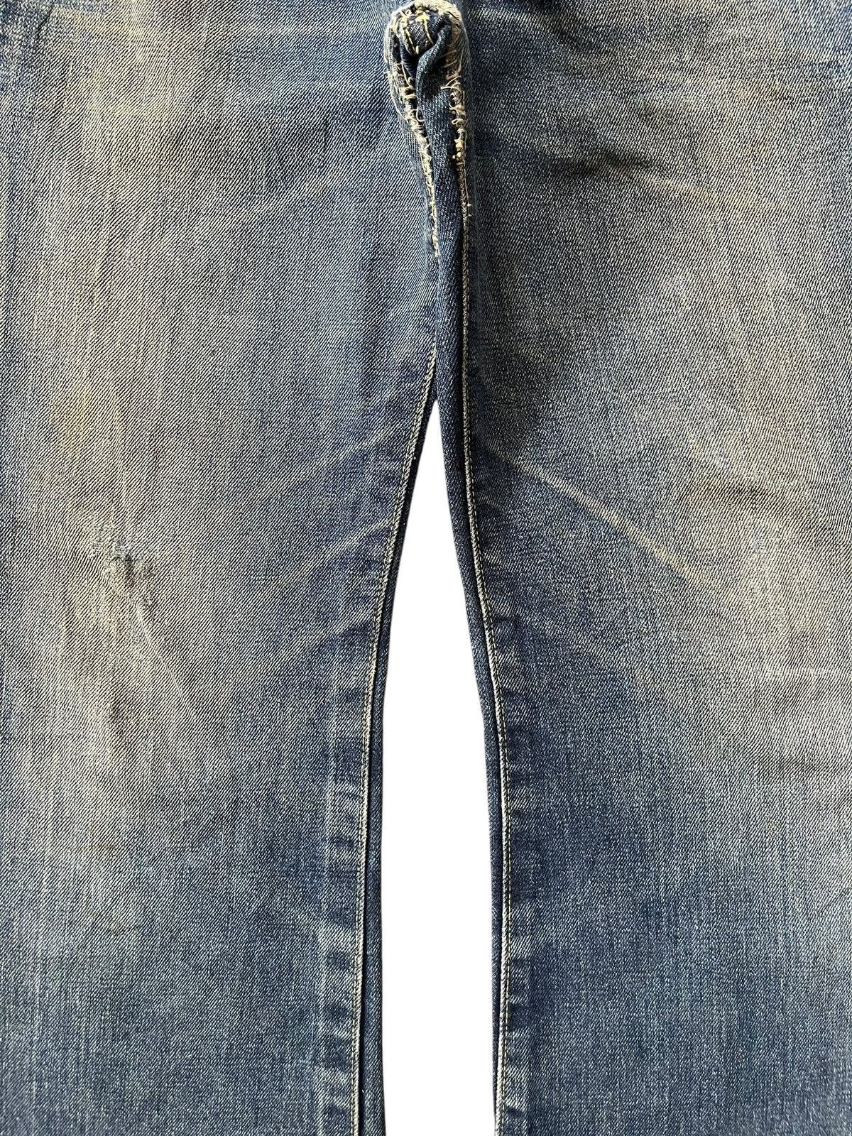 Hysteric Glamour Vintage Bigstone Mud Wash Distressed Flare Jeans Size 28" / US 6 / IT 42 - 3 Thumbnail