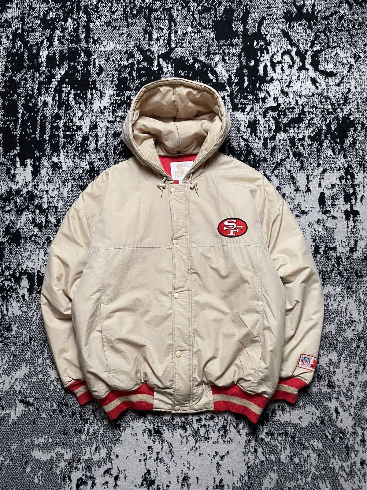 NFL Vintage 90s starter San Francisco 49ers puffer jacket Size US M / EU 48-50 / 2 - 2 Thumbnail