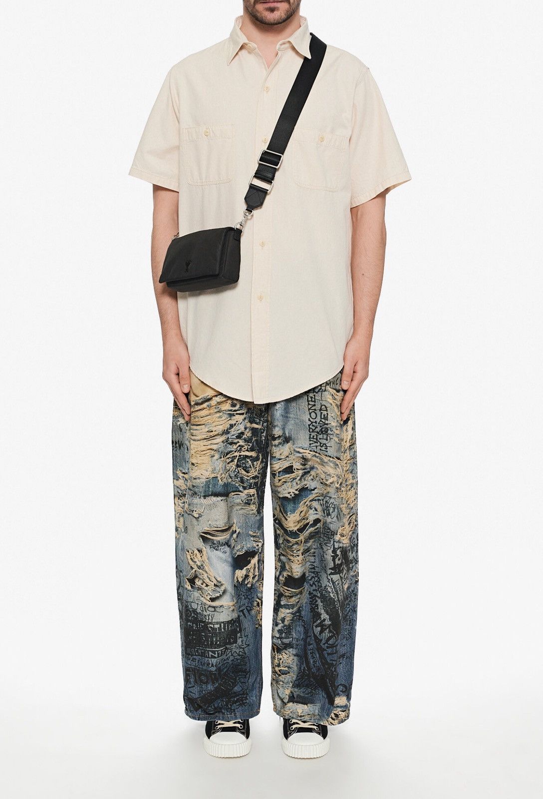 Maison Margiela Last Maison Margiela Short-Sleeve Chest-Pocket Shirt Size US M / EU 48-50 / 2 - 4 Thumbnail