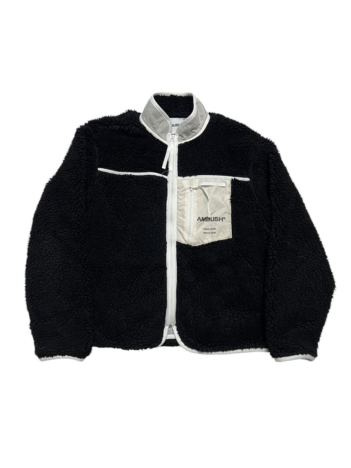 Ambush Design Black Fleece Logo Jacket Size 3 Size US L / EU 52-54 / 3 - 1 Thumbnail