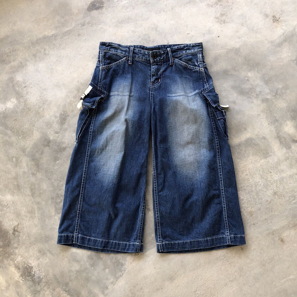 Japanese Brand × KOJIMA GENES JOHNBULL Rare Utility Multipockets Jorts Size 29" - 2 Thumbnail