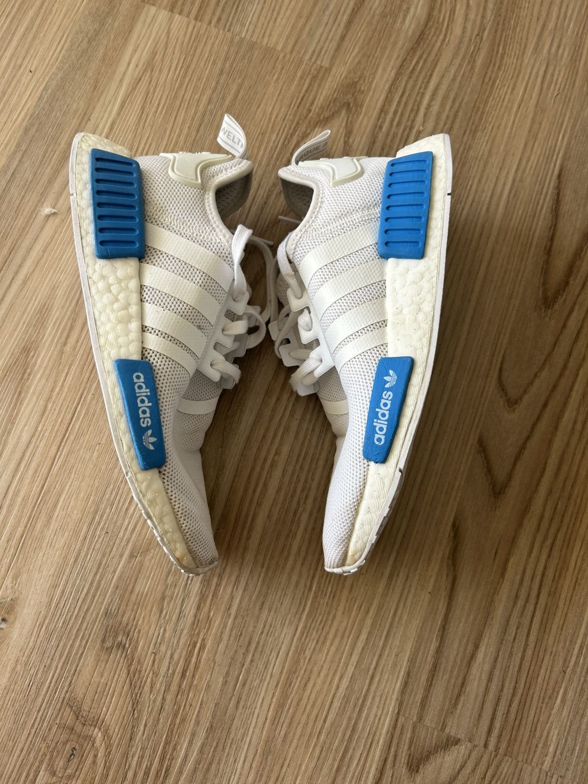 Adidas Adidas NMD Boost Blue White Size US 6.5 / IT 36.5 - 4 Thumbnail
