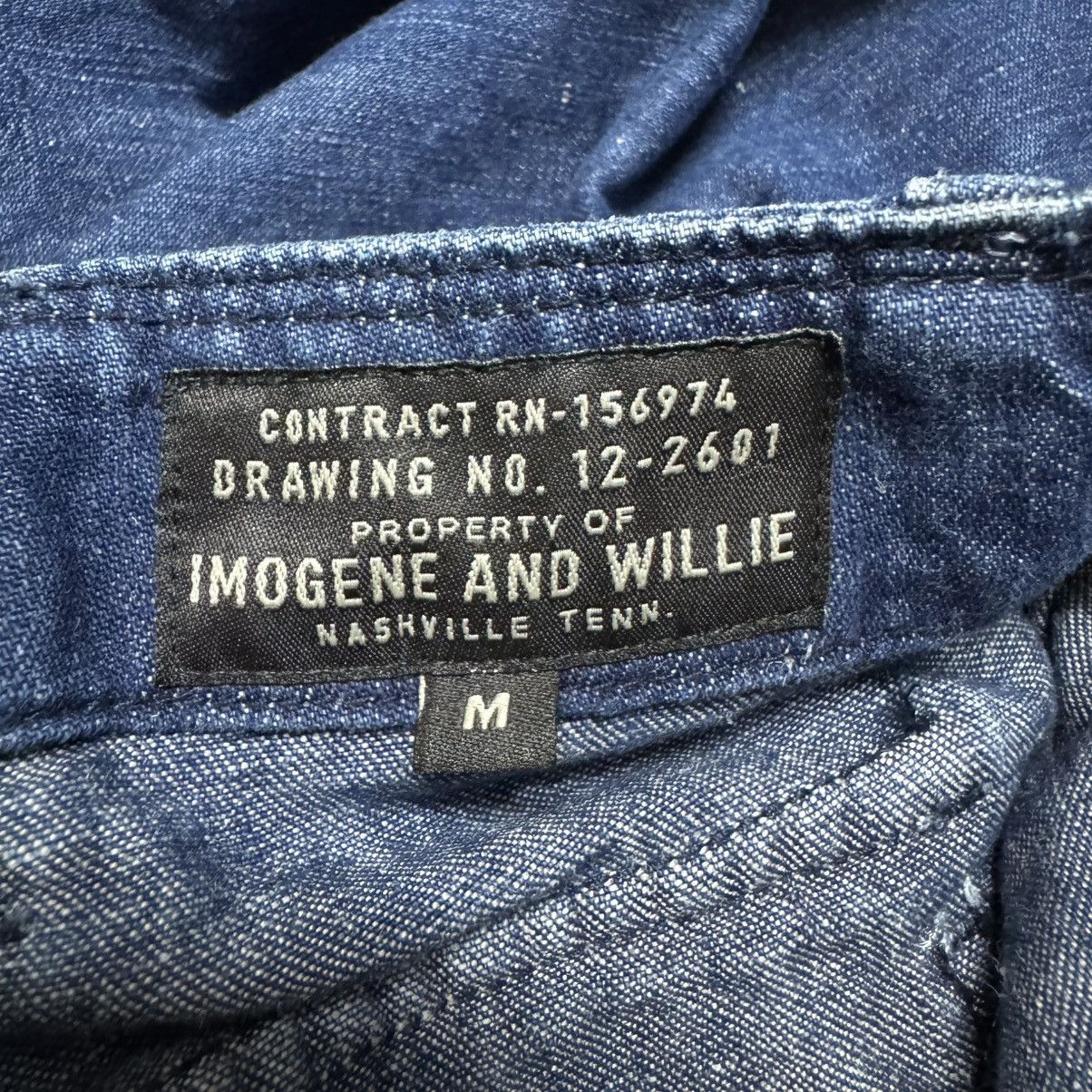 Imogene + Willie Imogene + Willie Denim Fatigue Pants Size US 34 / EU 50 - 19 Thumbnail