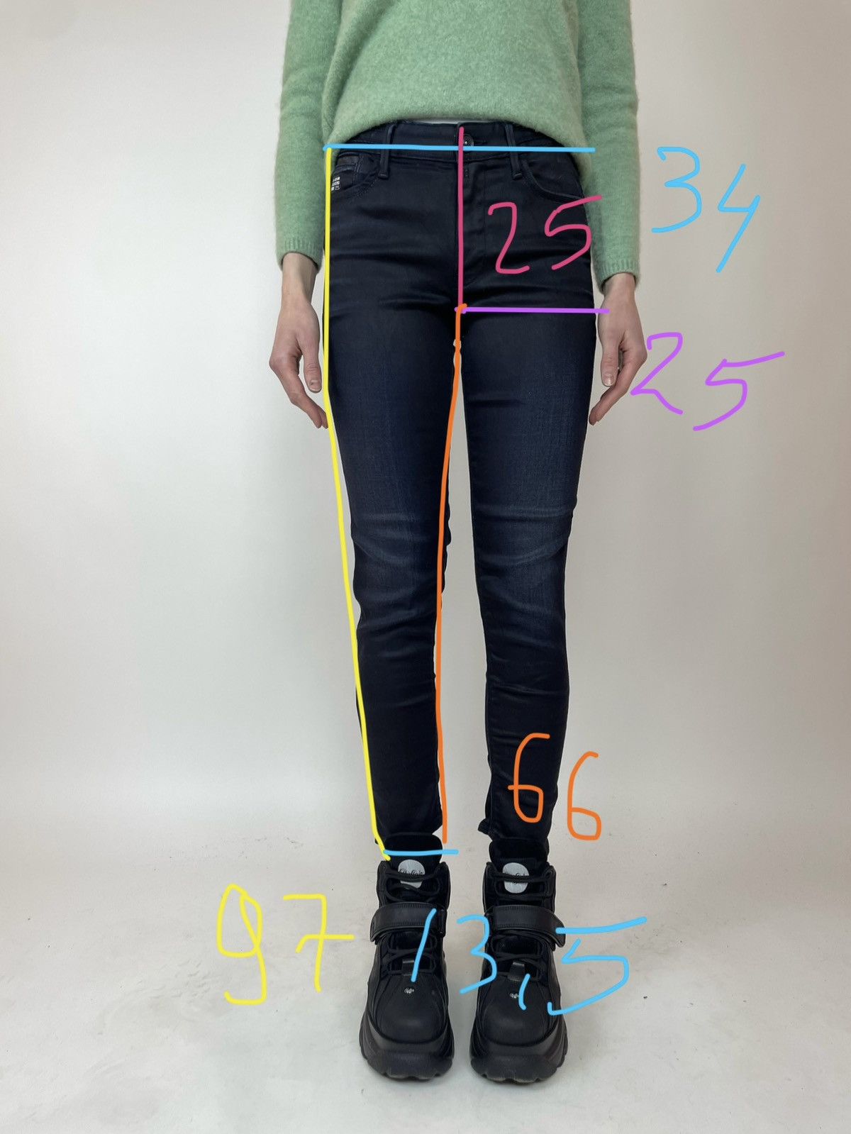 Other G-star RAW MIDGE DUMONT TAPERED jeans Womens size W24 L32 Size 24" / US 00 / IT 34 - 10 Thumbnail