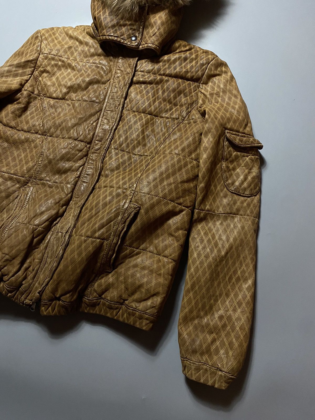 GIORGIO BRATO ARCHIVE LEATHER JACKET