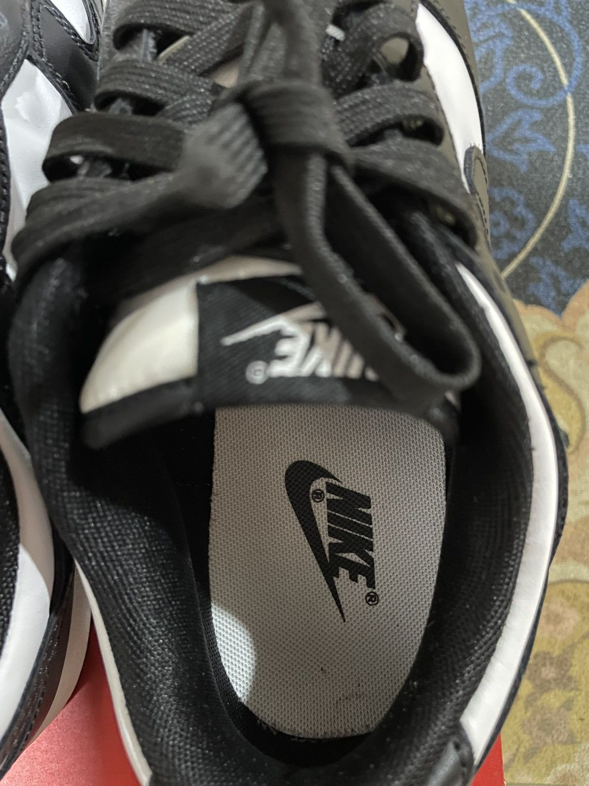 Nike Nike Dunk Low Retro ‘Panda’ Black White - Classic Size US 7 / EU 40 - 6 Thumbnail